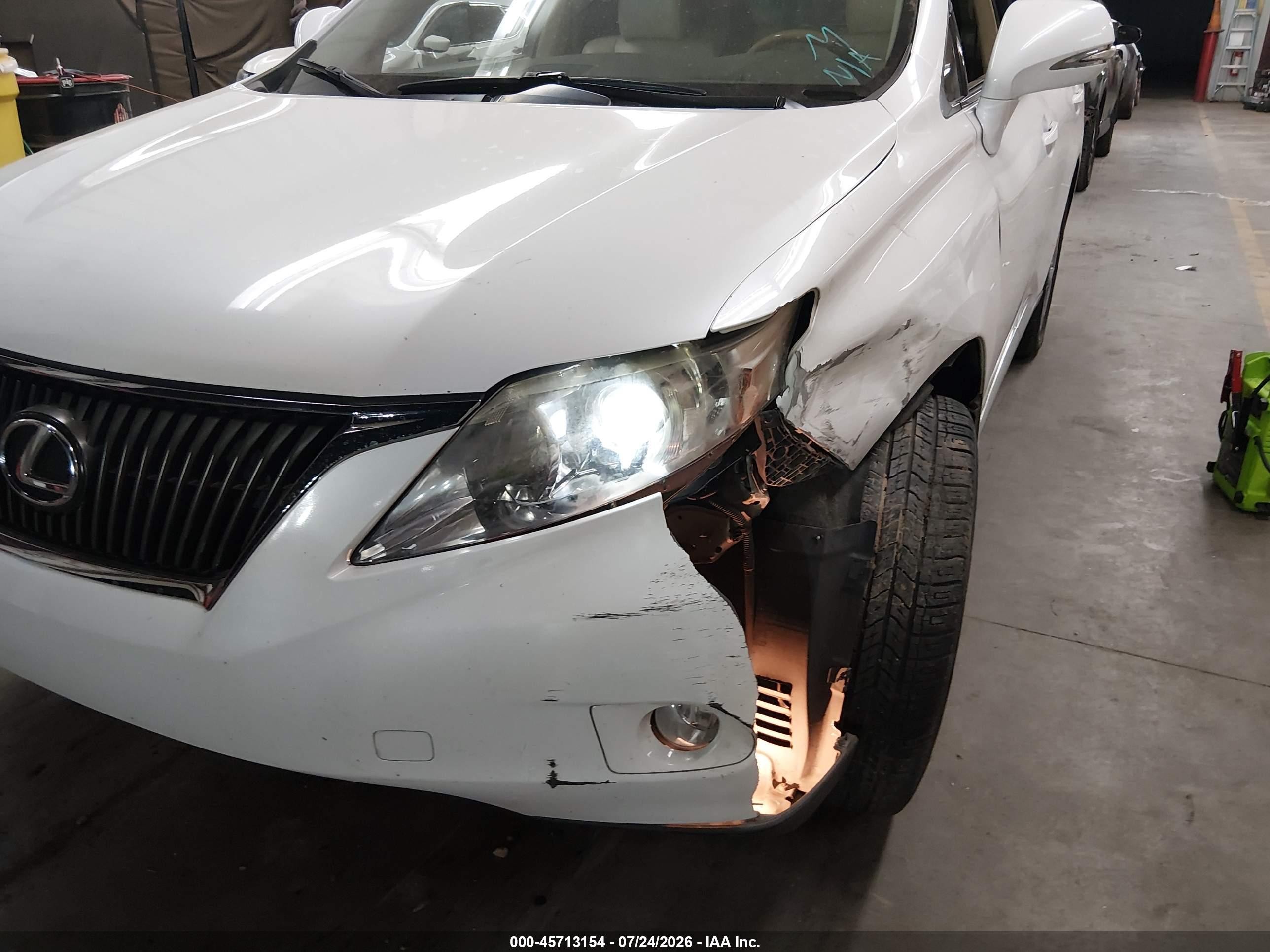 2011 Lexus Rx 350   Белый vin: 2T2ZK1BA9BC051613