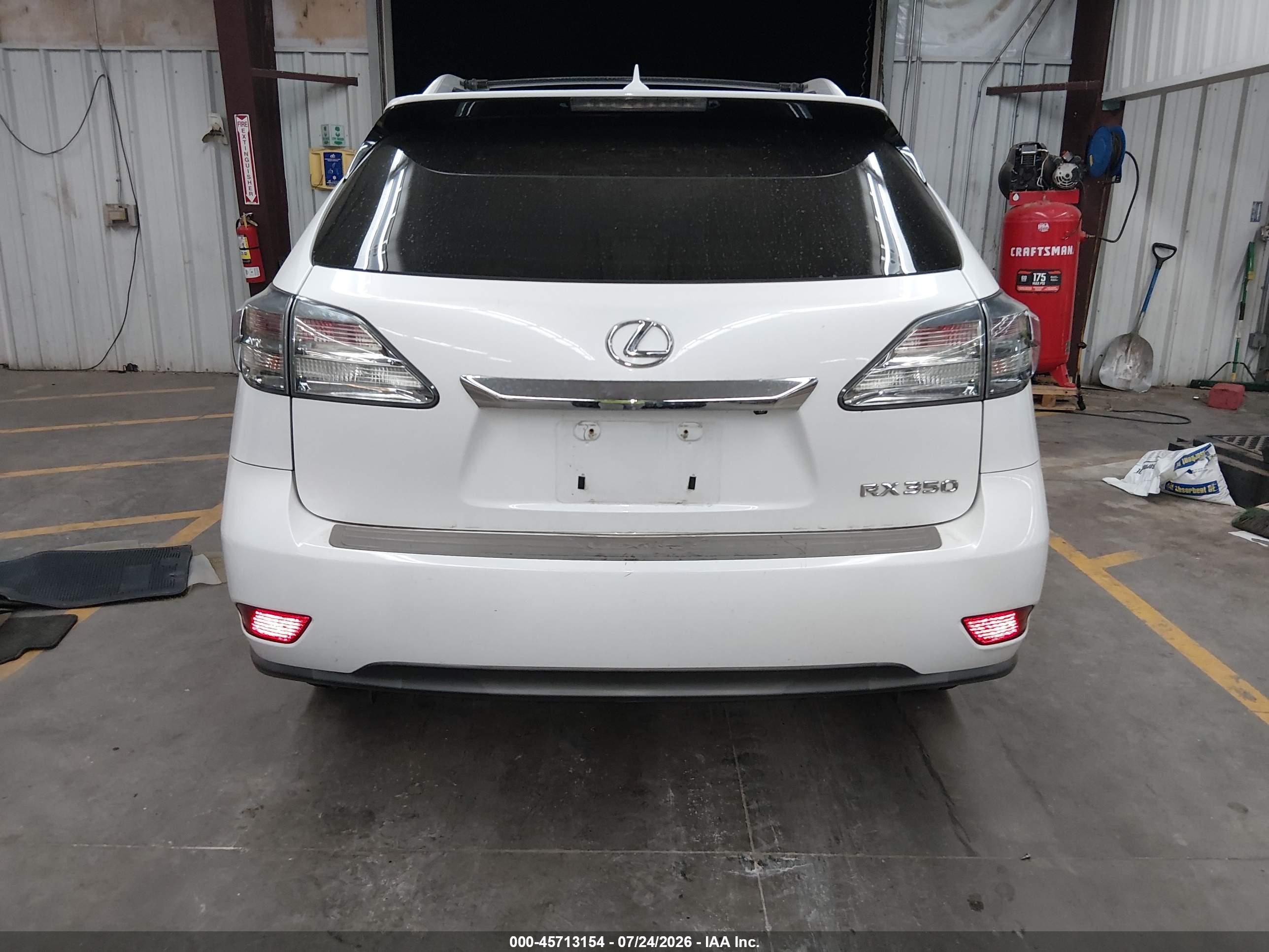 2011 Lexus Rx 350   Белый vin: 2T2ZK1BA9BC051613