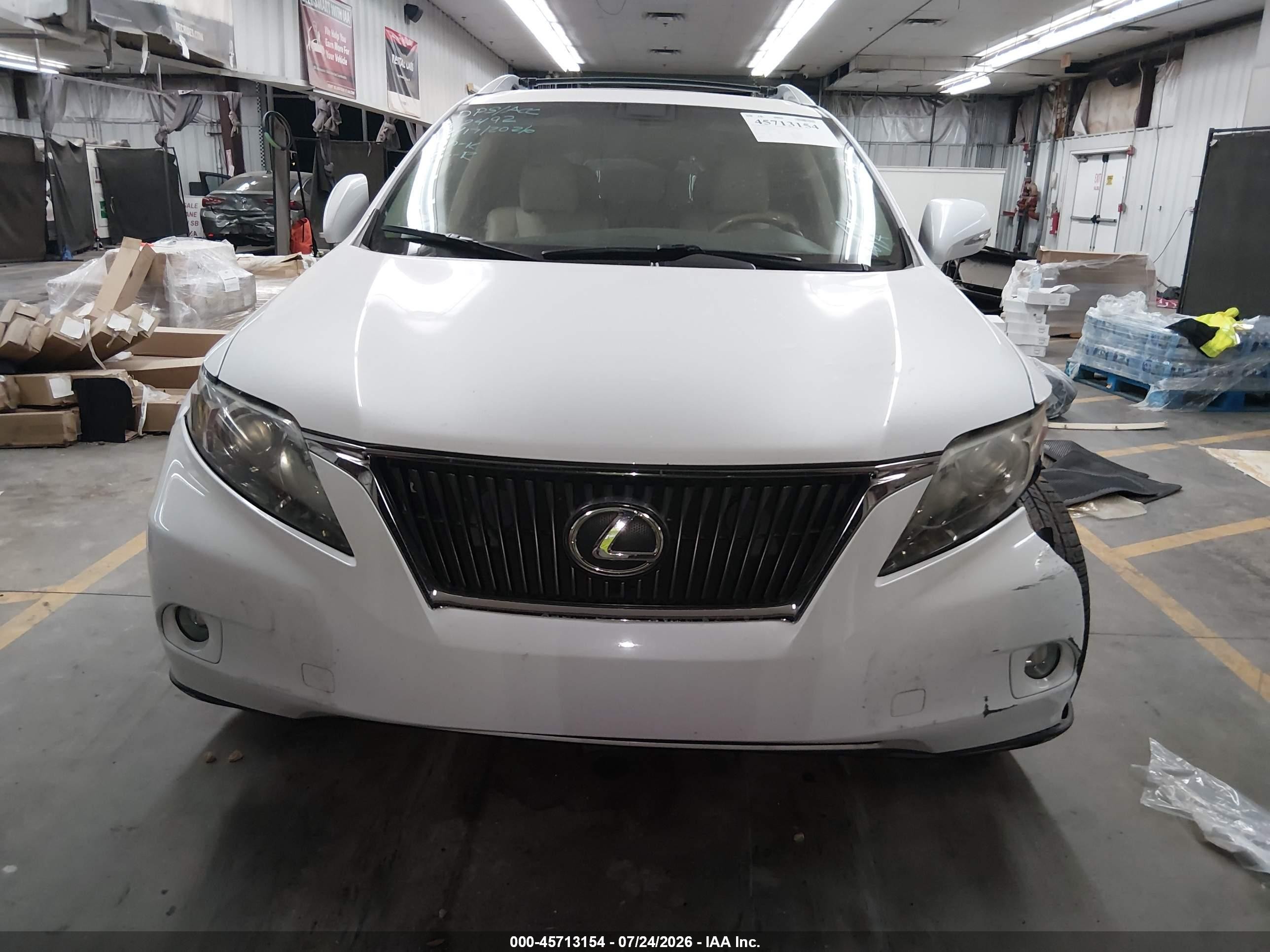 2011 Lexus Rx 350   Белый vin: 2T2ZK1BA9BC051613