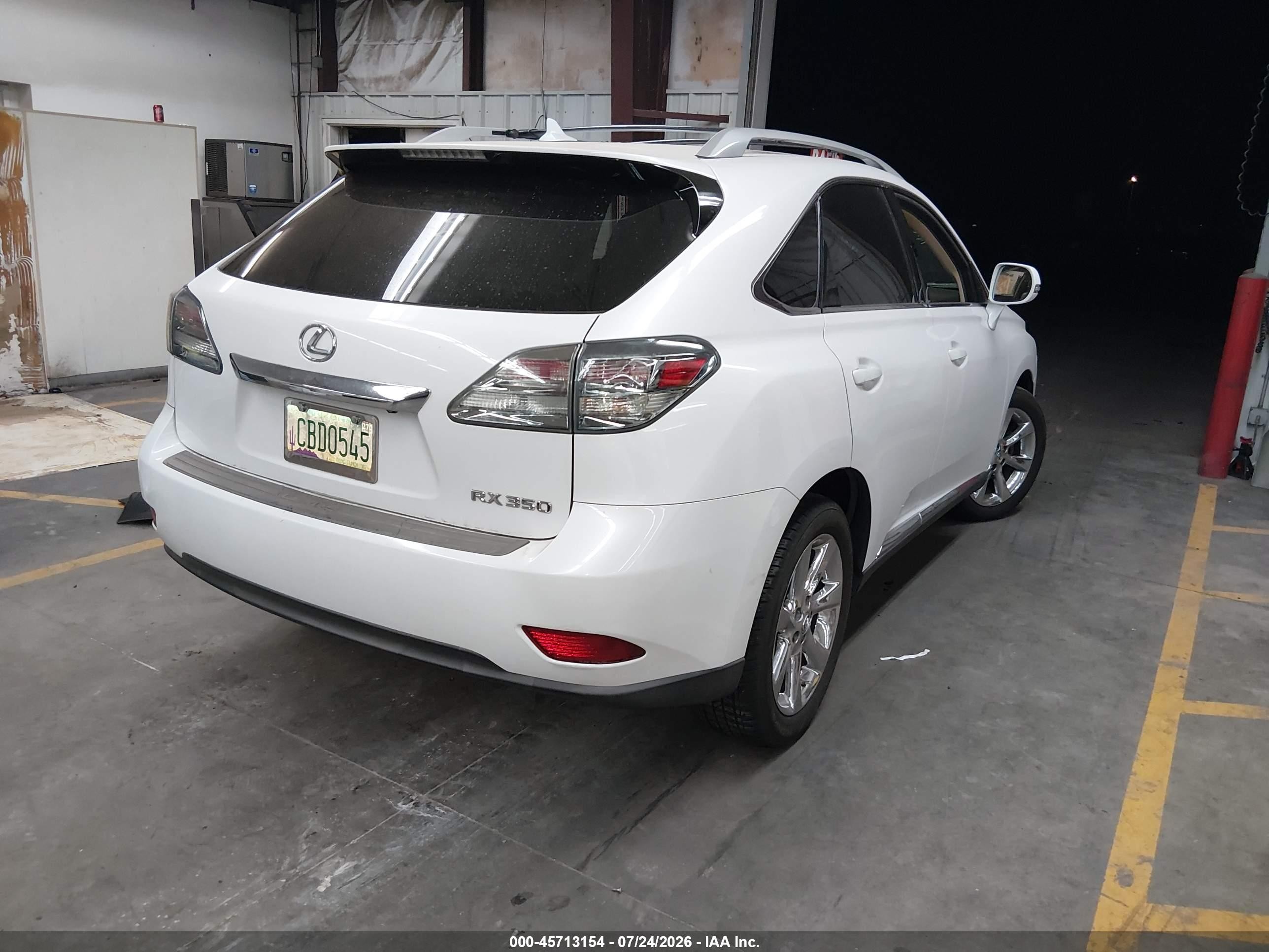 2011 Lexus Rx 350   Белый vin: 2T2ZK1BA9BC051613