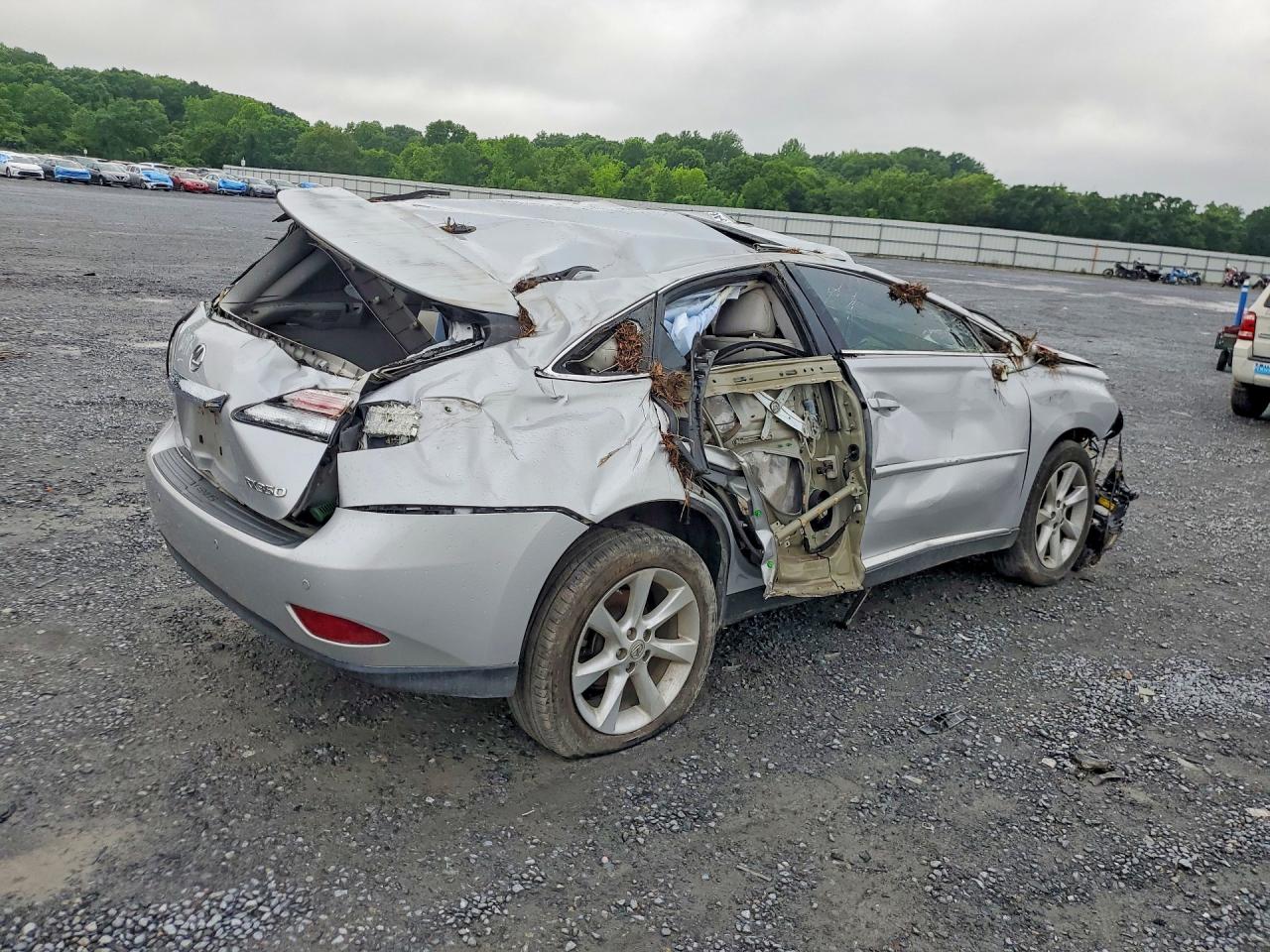 2011 Lexus Rx 350 Silver vin: 2T2ZK1BA9BC060988
