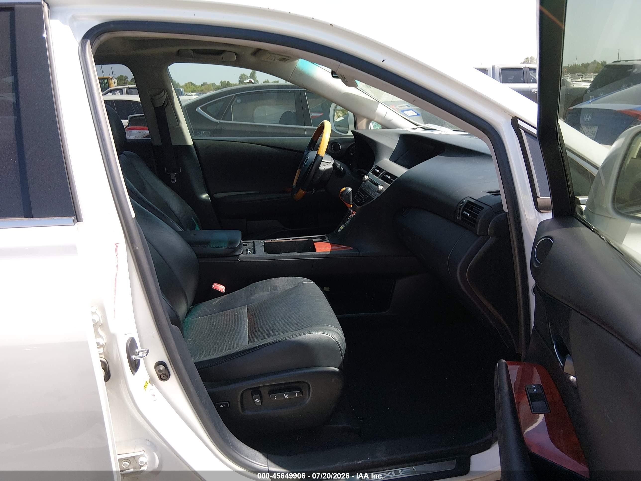 2011 Lexus Rx 350   White vin: 2T2ZK1BA9BC062272