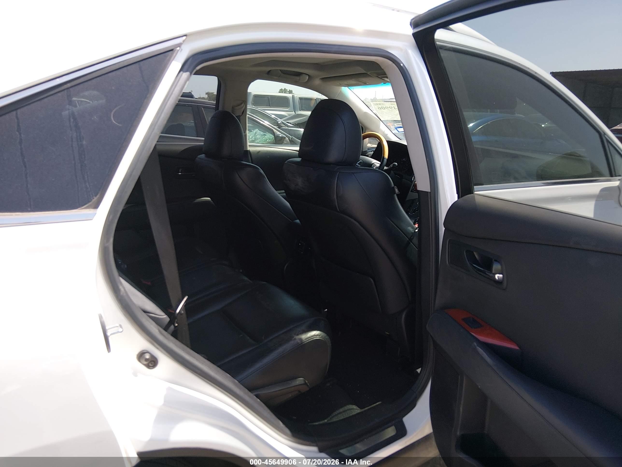 2011 Lexus Rx 350   White vin: 2T2ZK1BA9BC062272