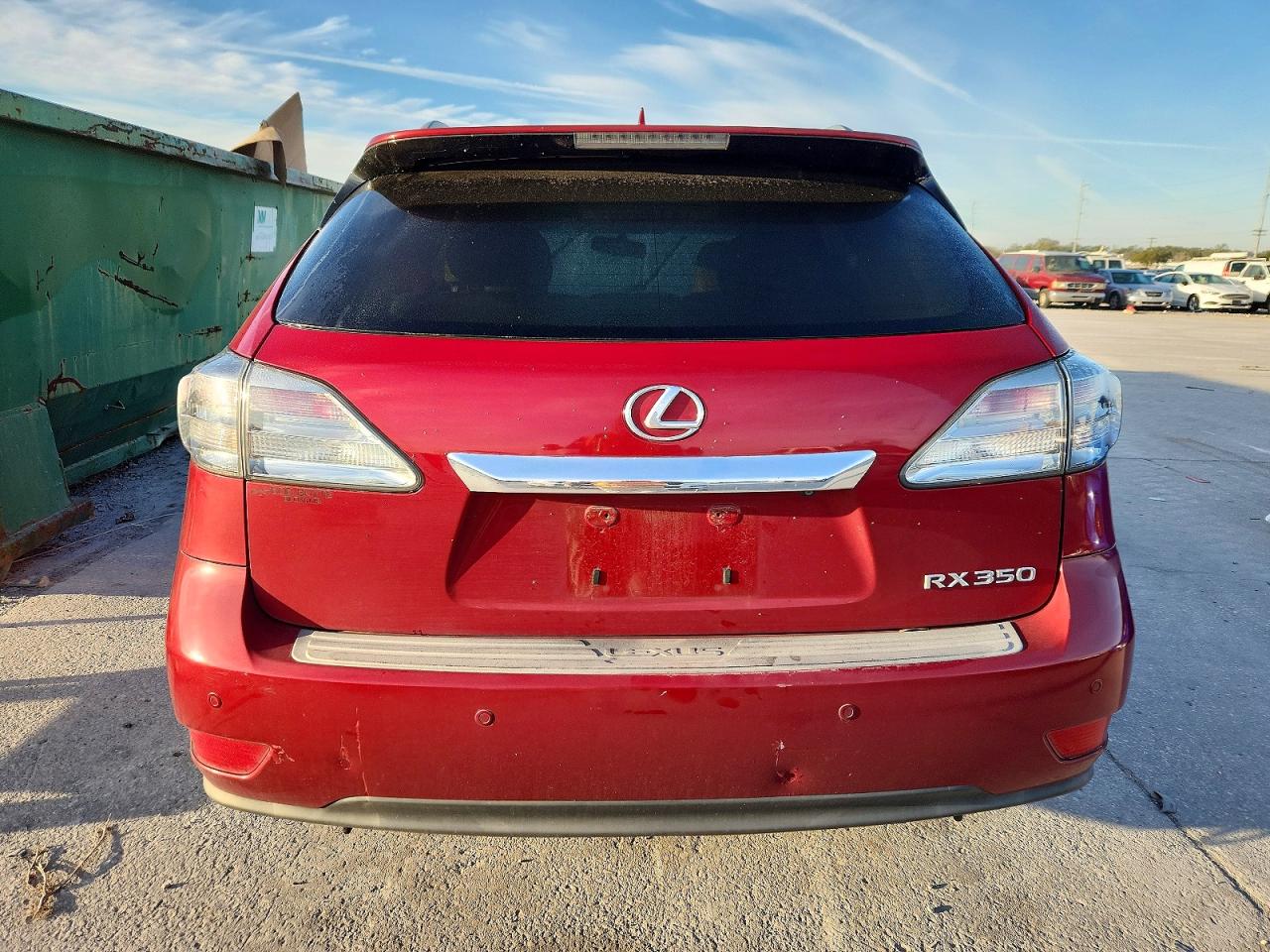 2012 Lexus Rx Red vin: 2T2ZK1BA9CC066033