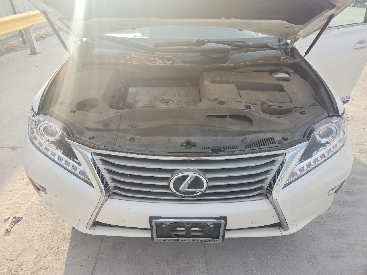 2013 Lexus Rx White vin: 2T2ZK1BA9DC087532
