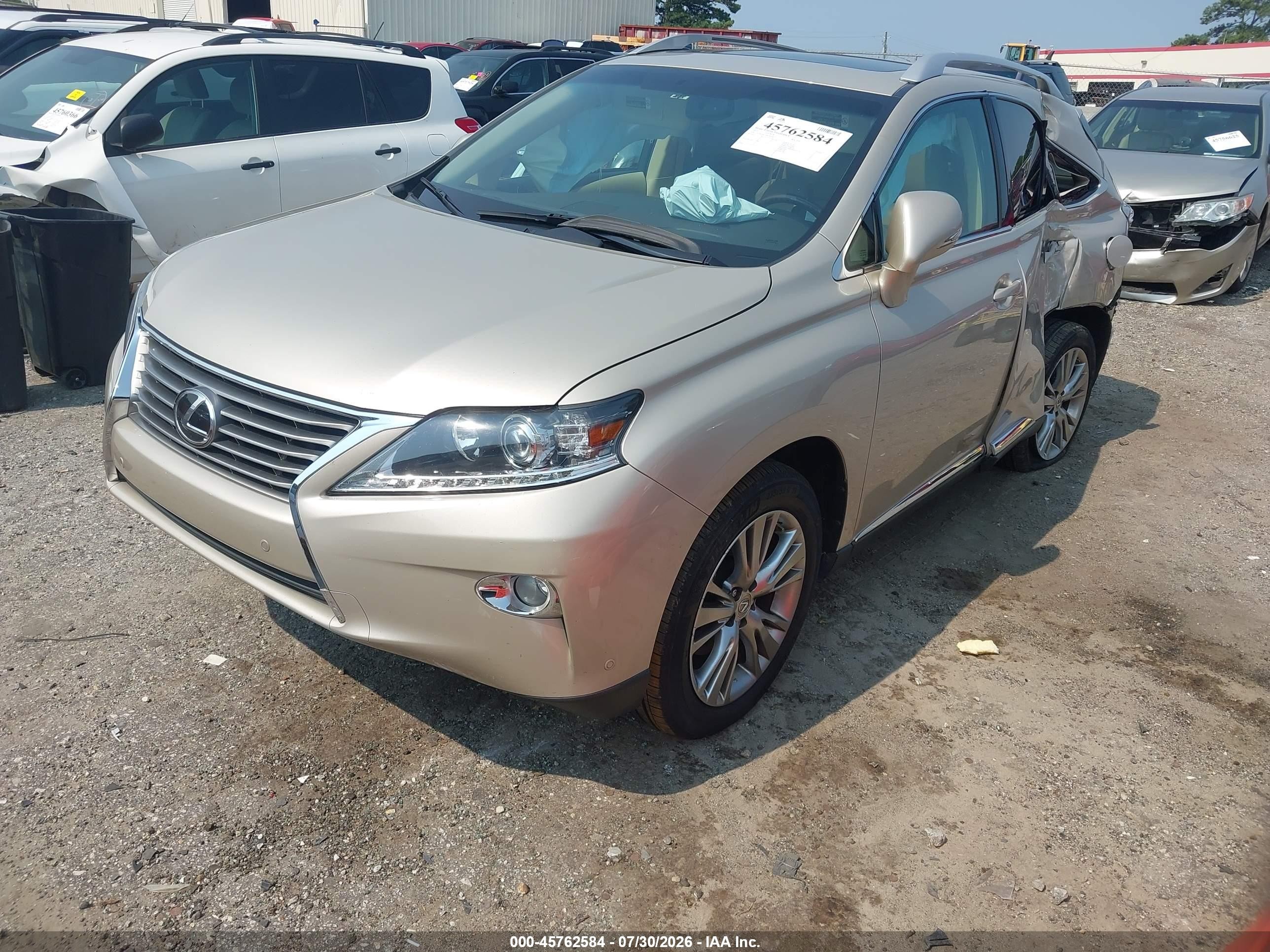 2013 Lexus Rx 350   Tan vin: 2T2ZK1BA9DC089202