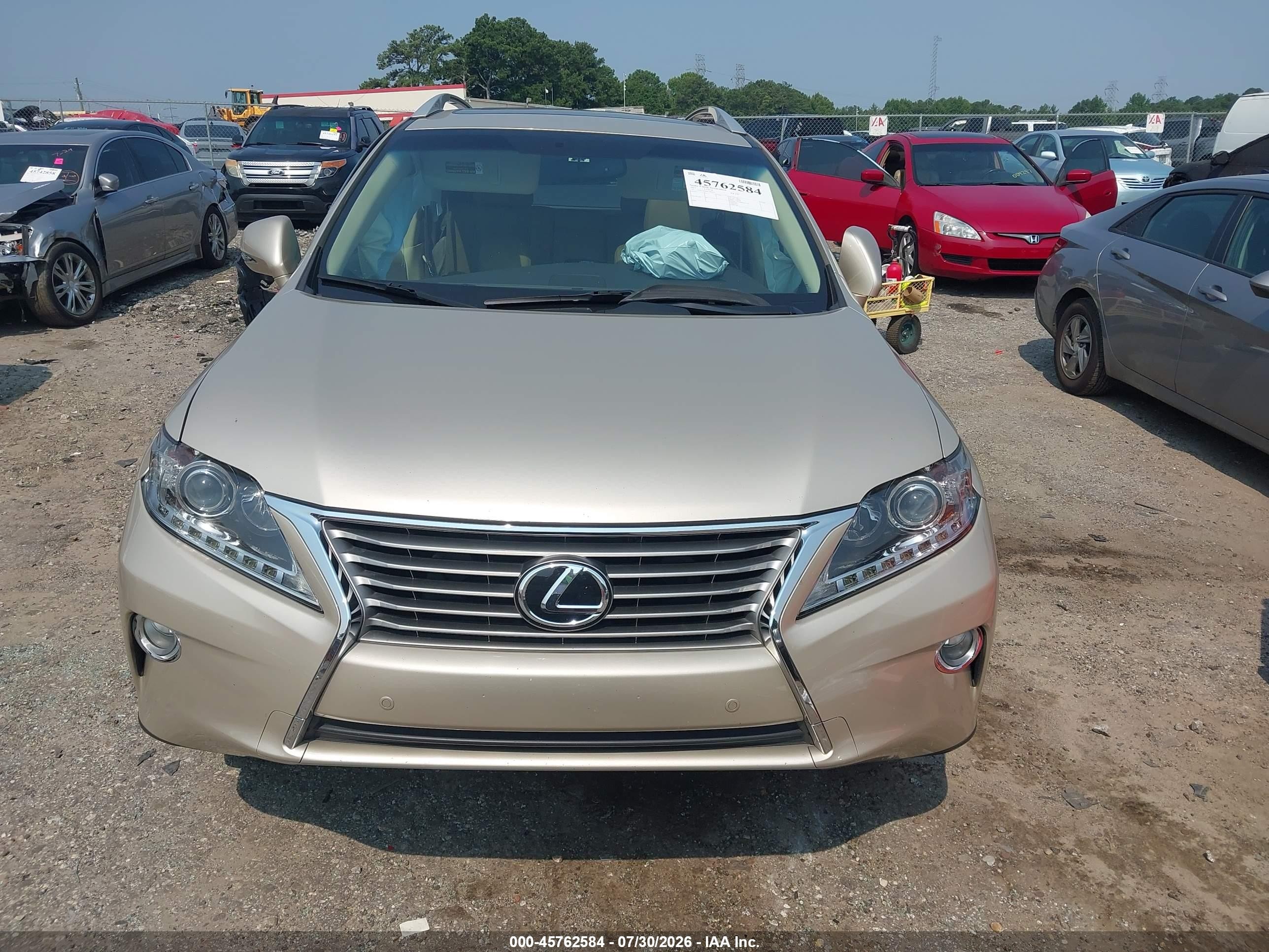 2013 Lexus Rx 350   Tan vin: 2T2ZK1BA9DC089202