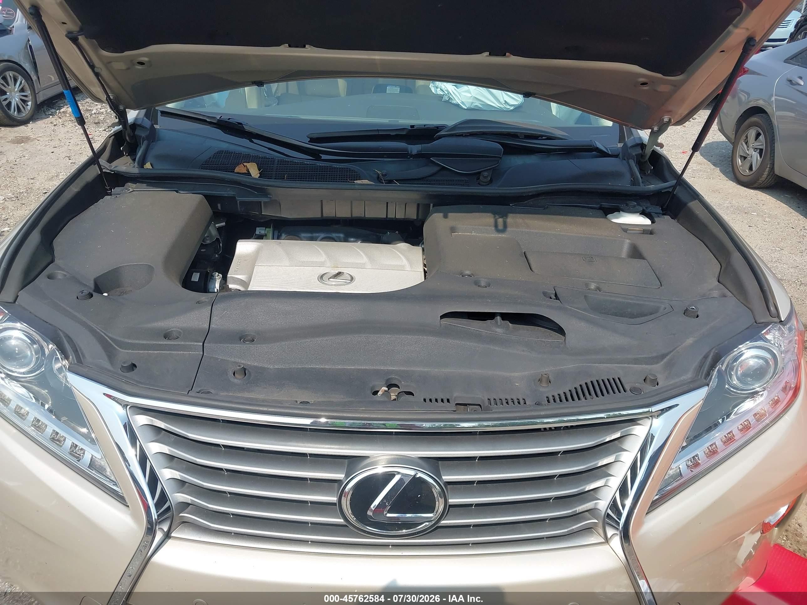 2013 Lexus Rx 350   Tan vin: 2T2ZK1BA9DC089202