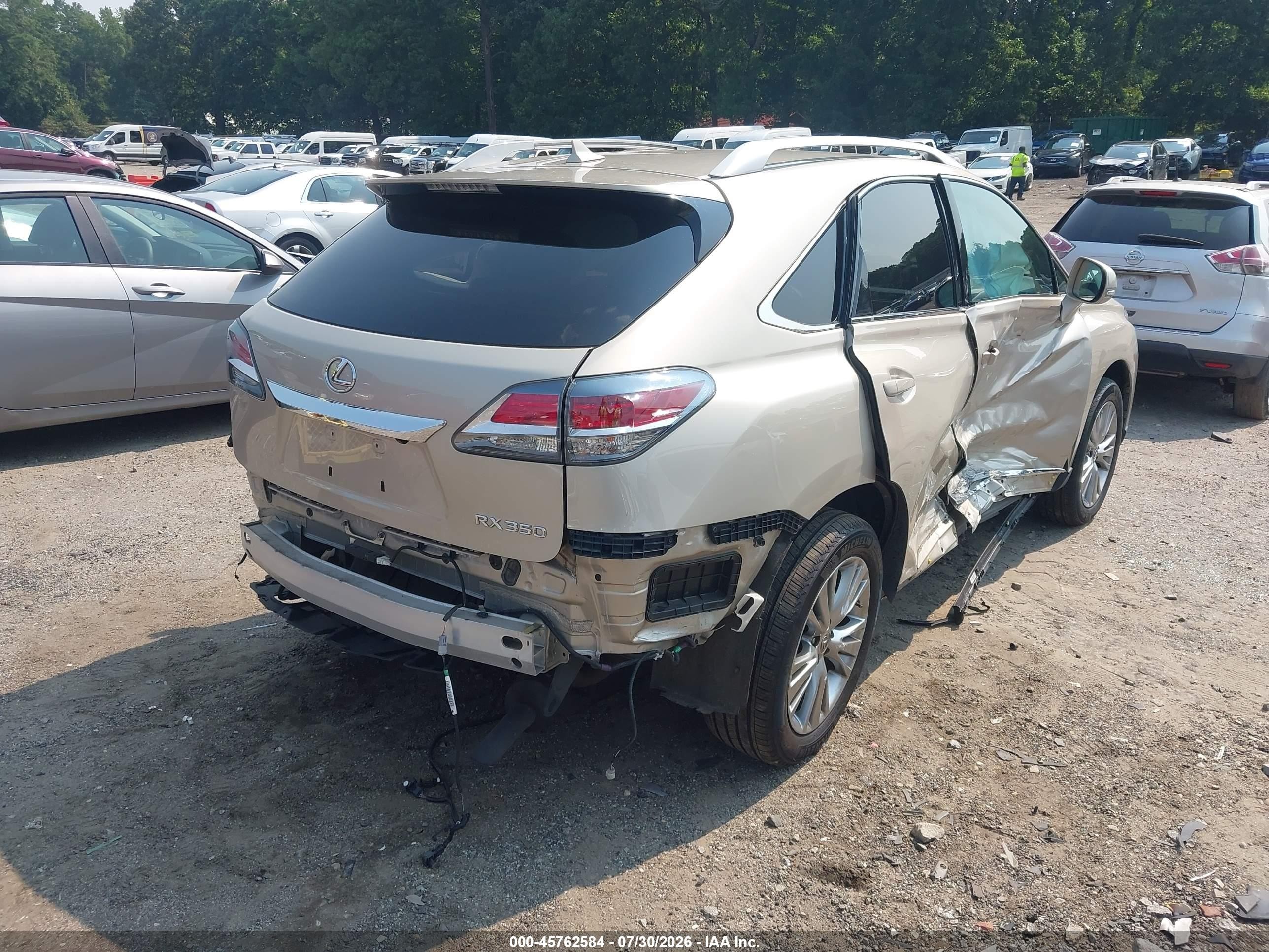 2013 Lexus Rx 350   Tan vin: 2T2ZK1BA9DC089202