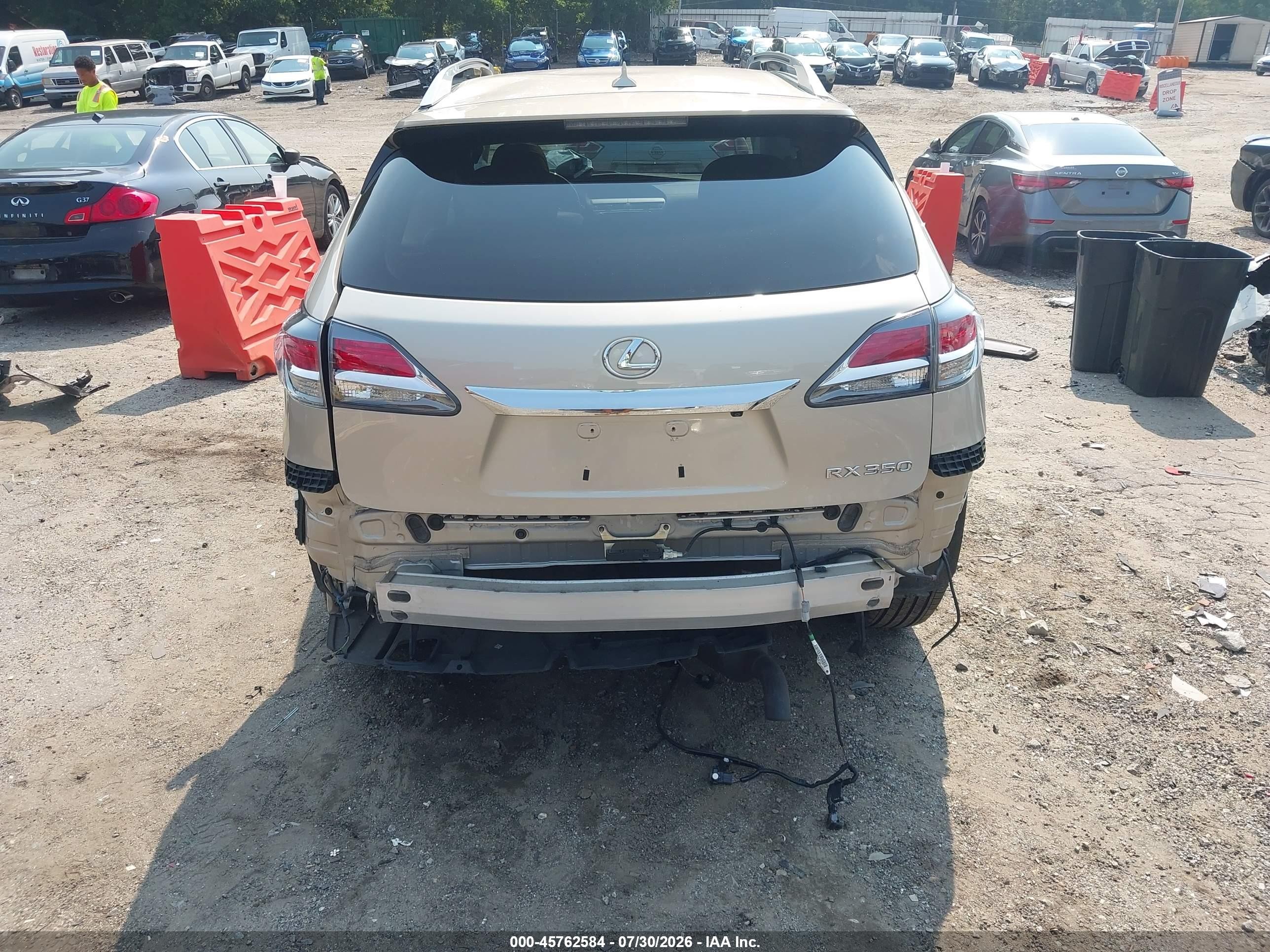 2013 Lexus Rx 350   Tan vin: 2T2ZK1BA9DC089202