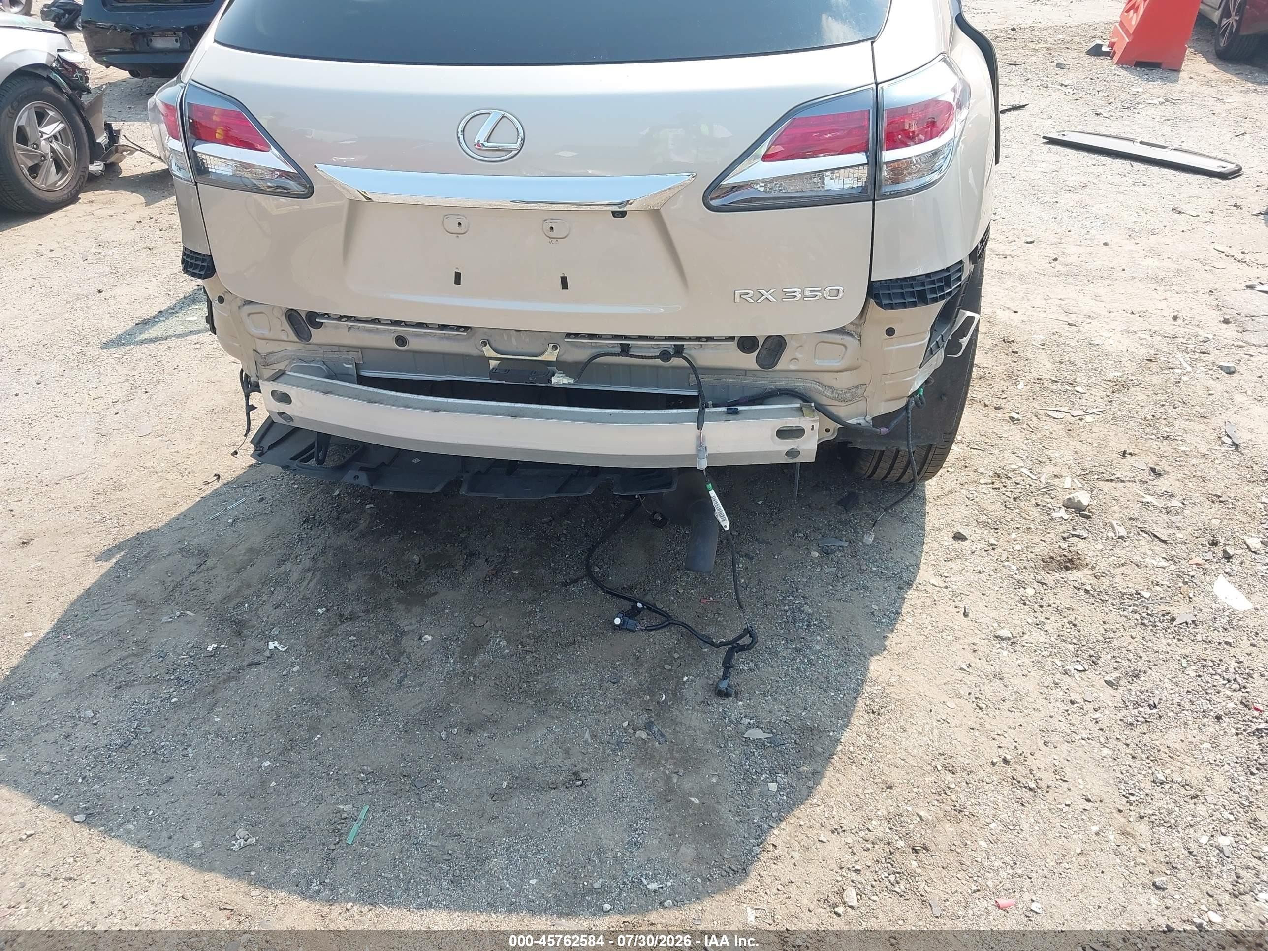 2013 Lexus Rx 350   Tan vin: 2T2ZK1BA9DC089202