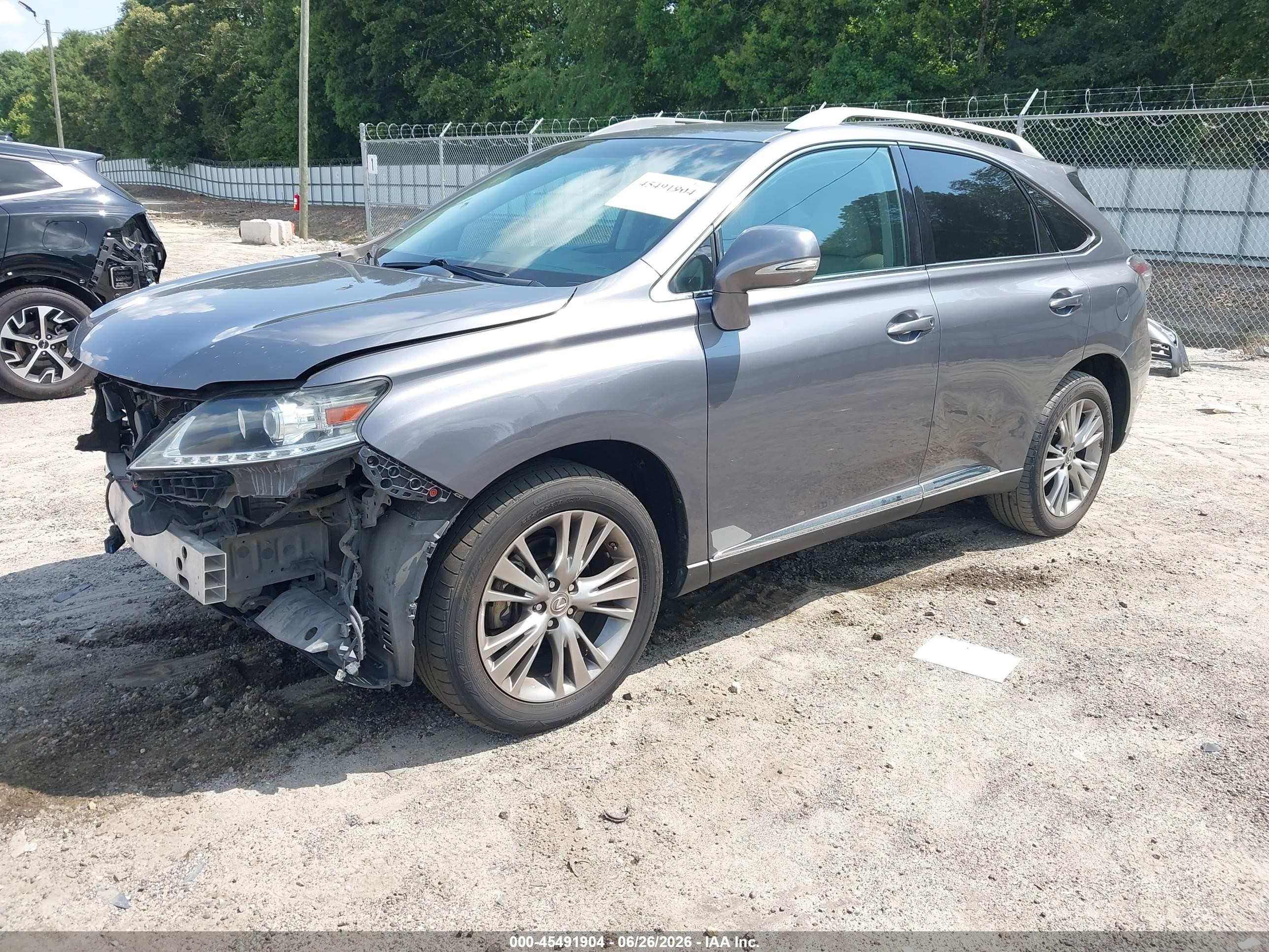 2013 Lexus Rx 350   Gray vin: 2T2ZK1BA9DC094612