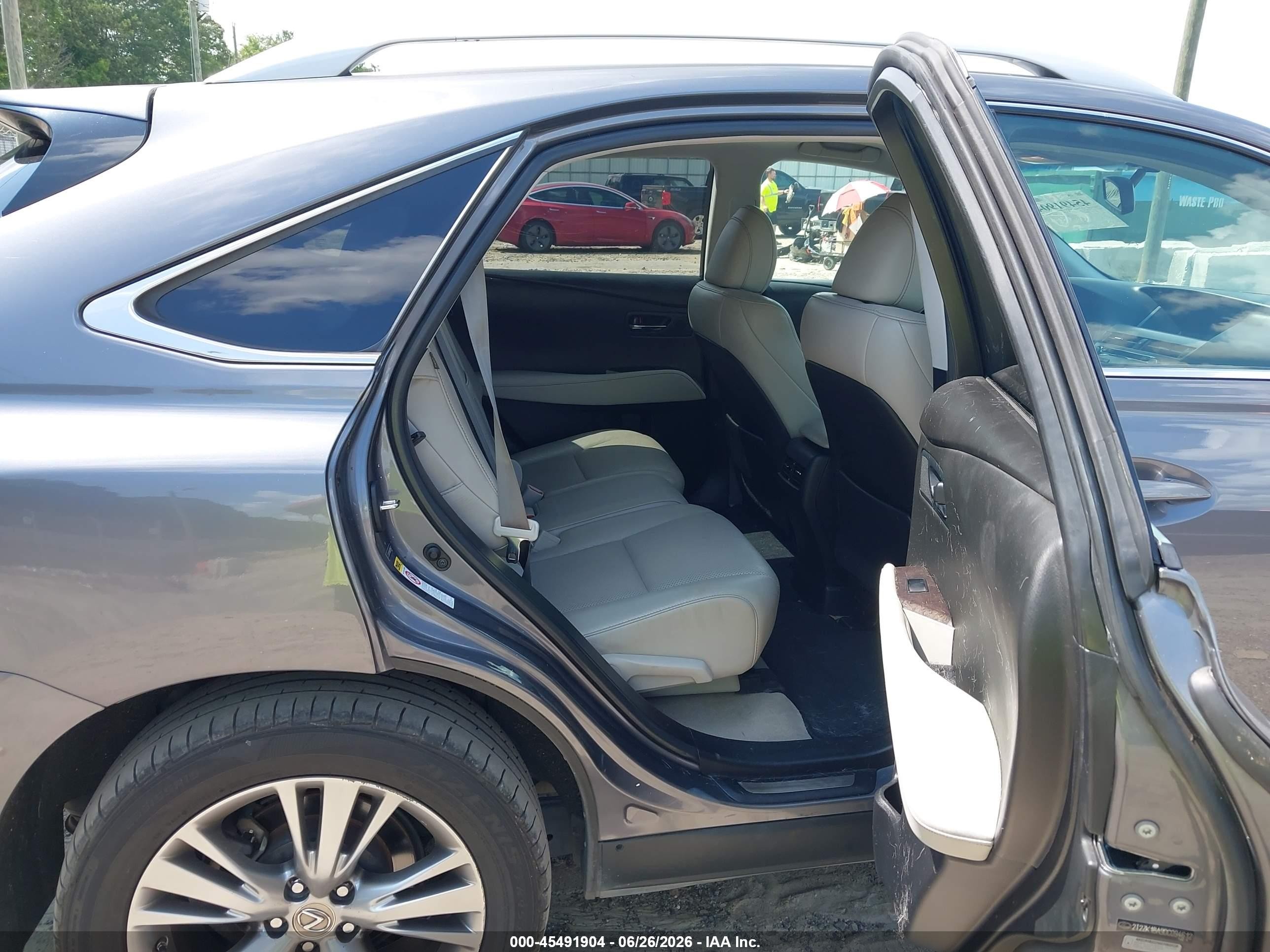 2013 Lexus Rx 350   Gray vin: 2T2ZK1BA9DC094612