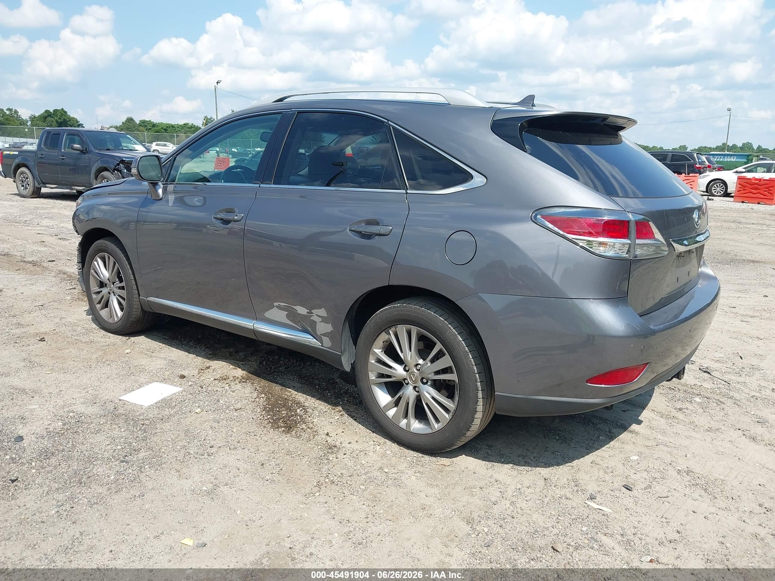 2013 Lexus Rx 350   Gray vin: 2T2ZK1BA9DC094612