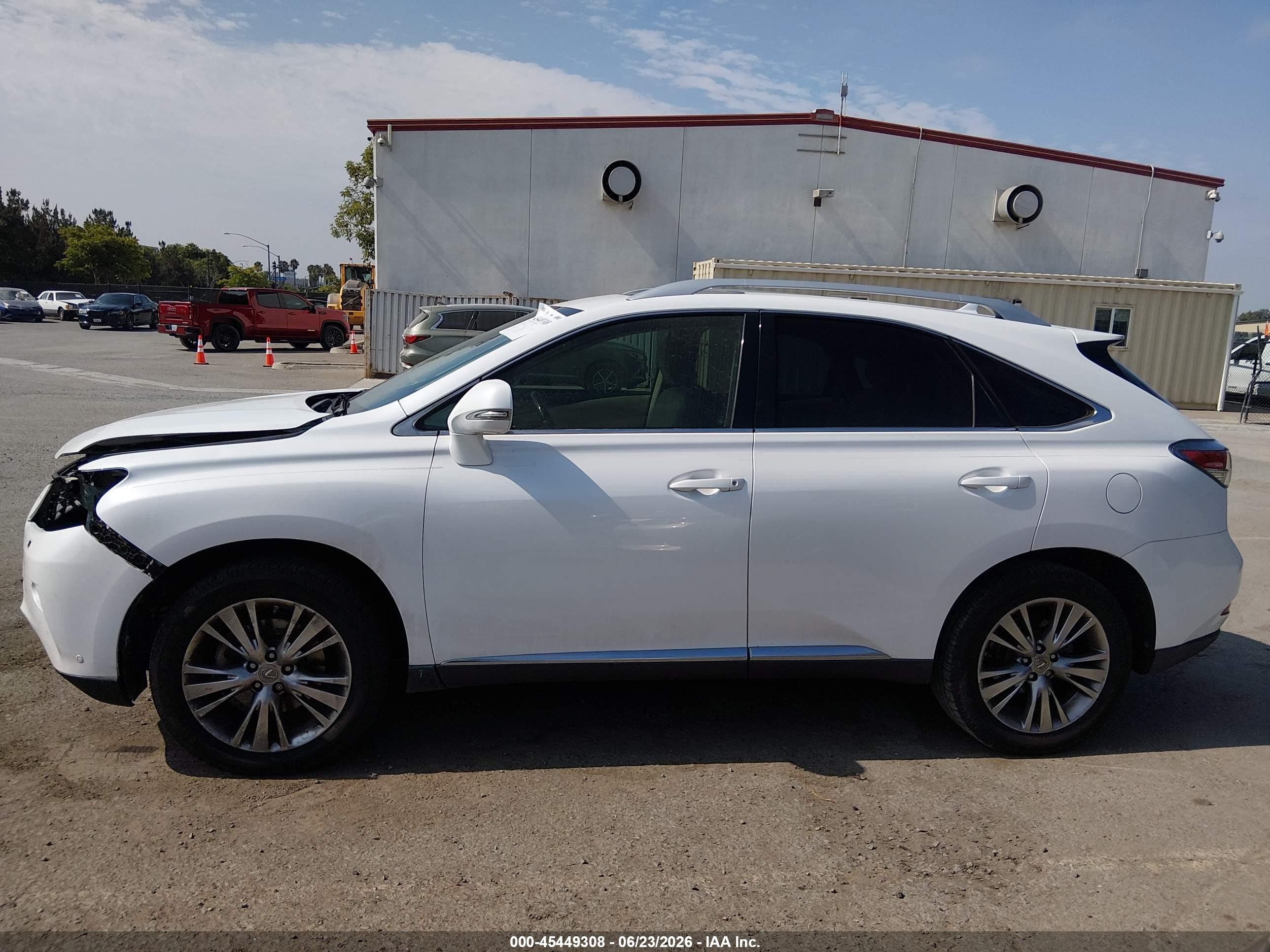 2013 Lexus Rx 350   White vin: 2T2ZK1BA9DC101851