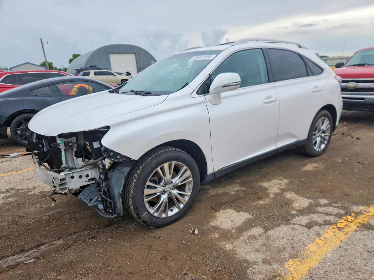 2013 Lexus Rx 350 White vin: 2T2ZK1BA9DC118763