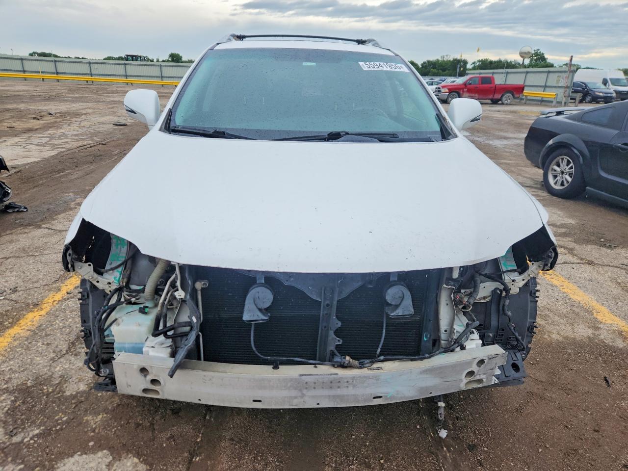 2013 Lexus Rx 350 White vin: 2T2ZK1BA9DC118763