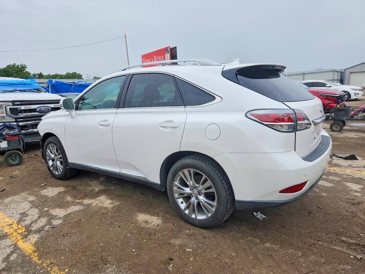 2013 Lexus Rx 350 White vin: 2T2ZK1BA9DC118763