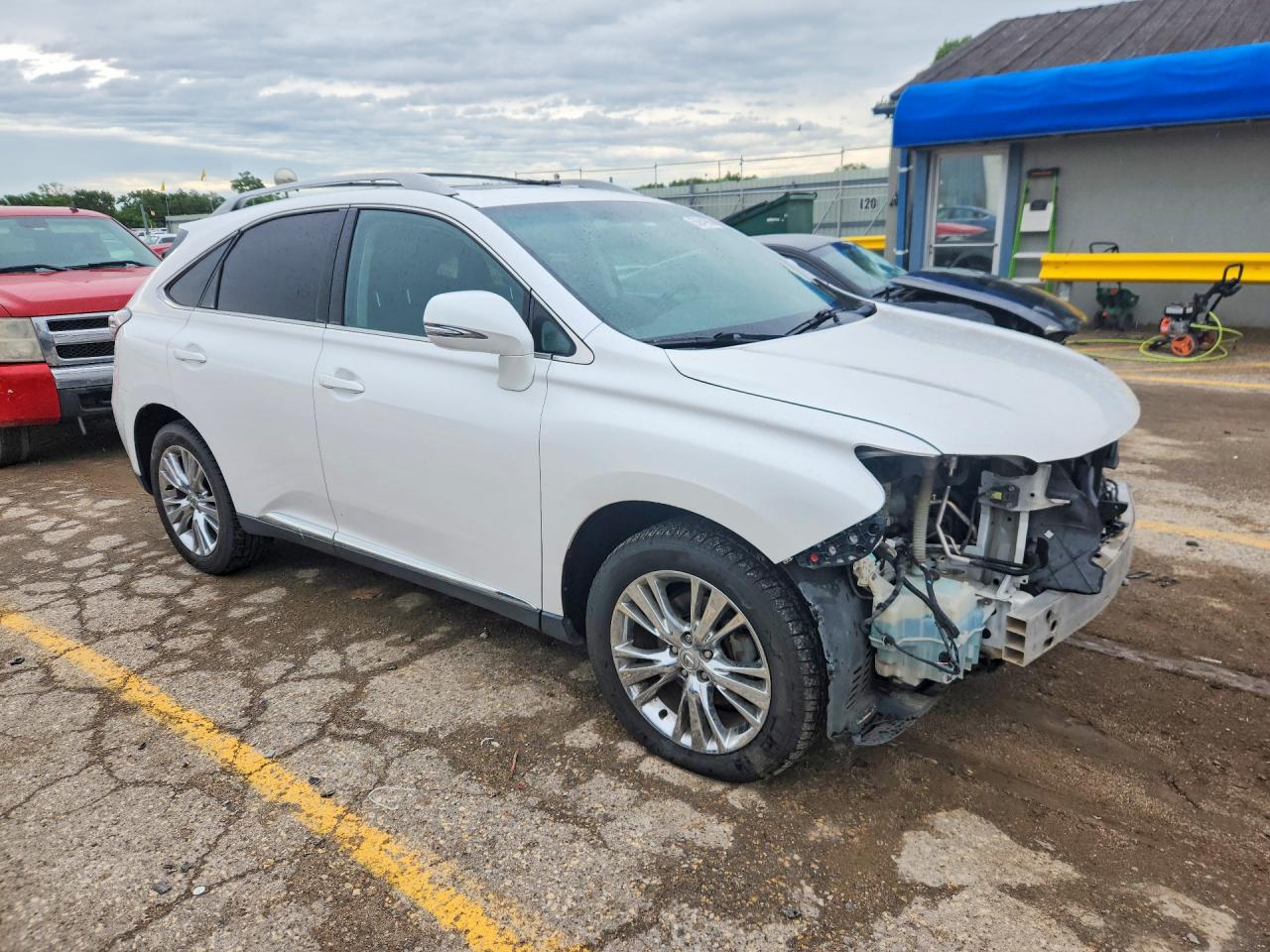2013 Lexus Rx 350 White vin: 2T2ZK1BA9DC118763
