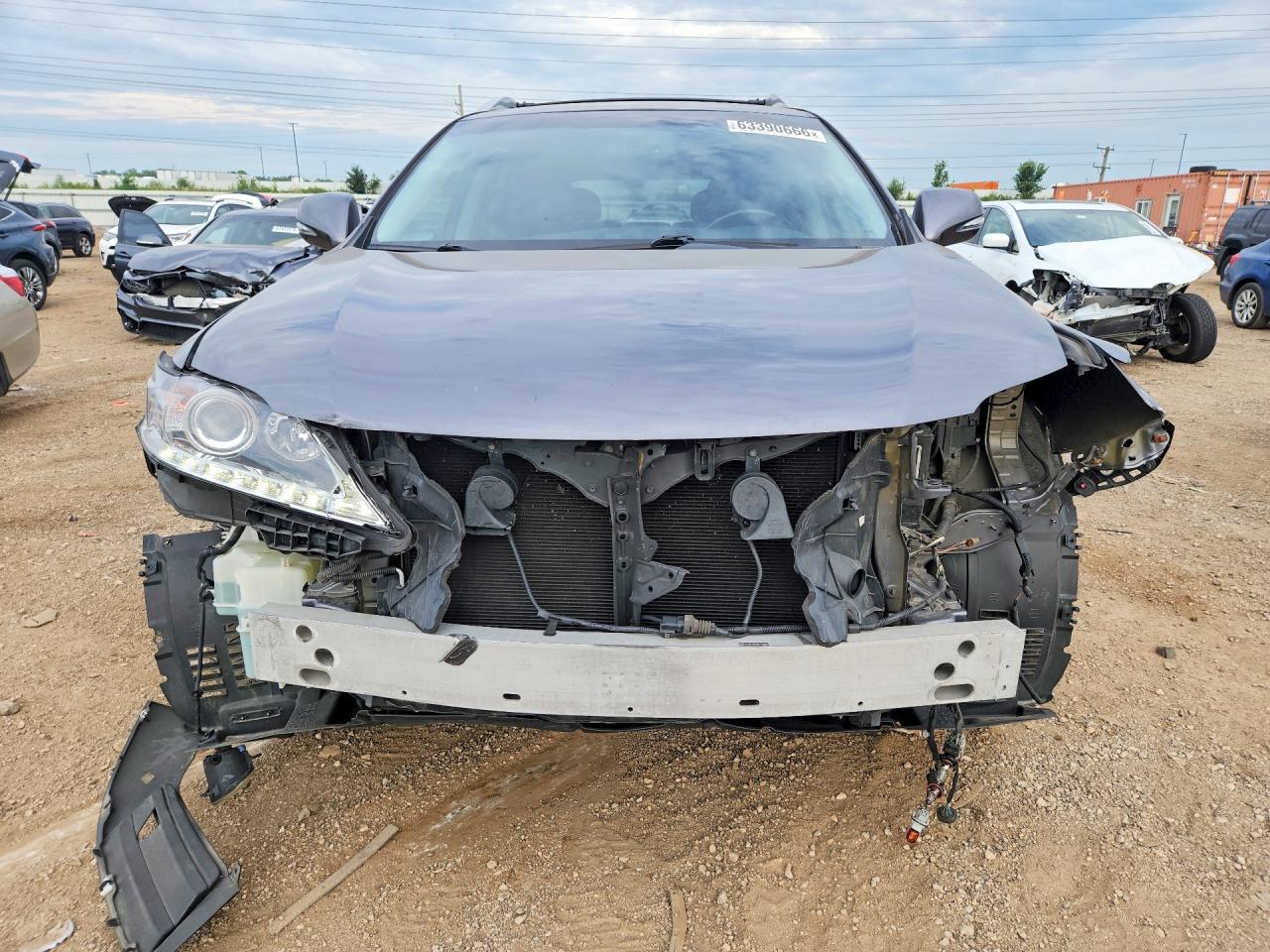 2013 Lexus Rx 350 Серый vin: 2T2ZK1BA9DC121081