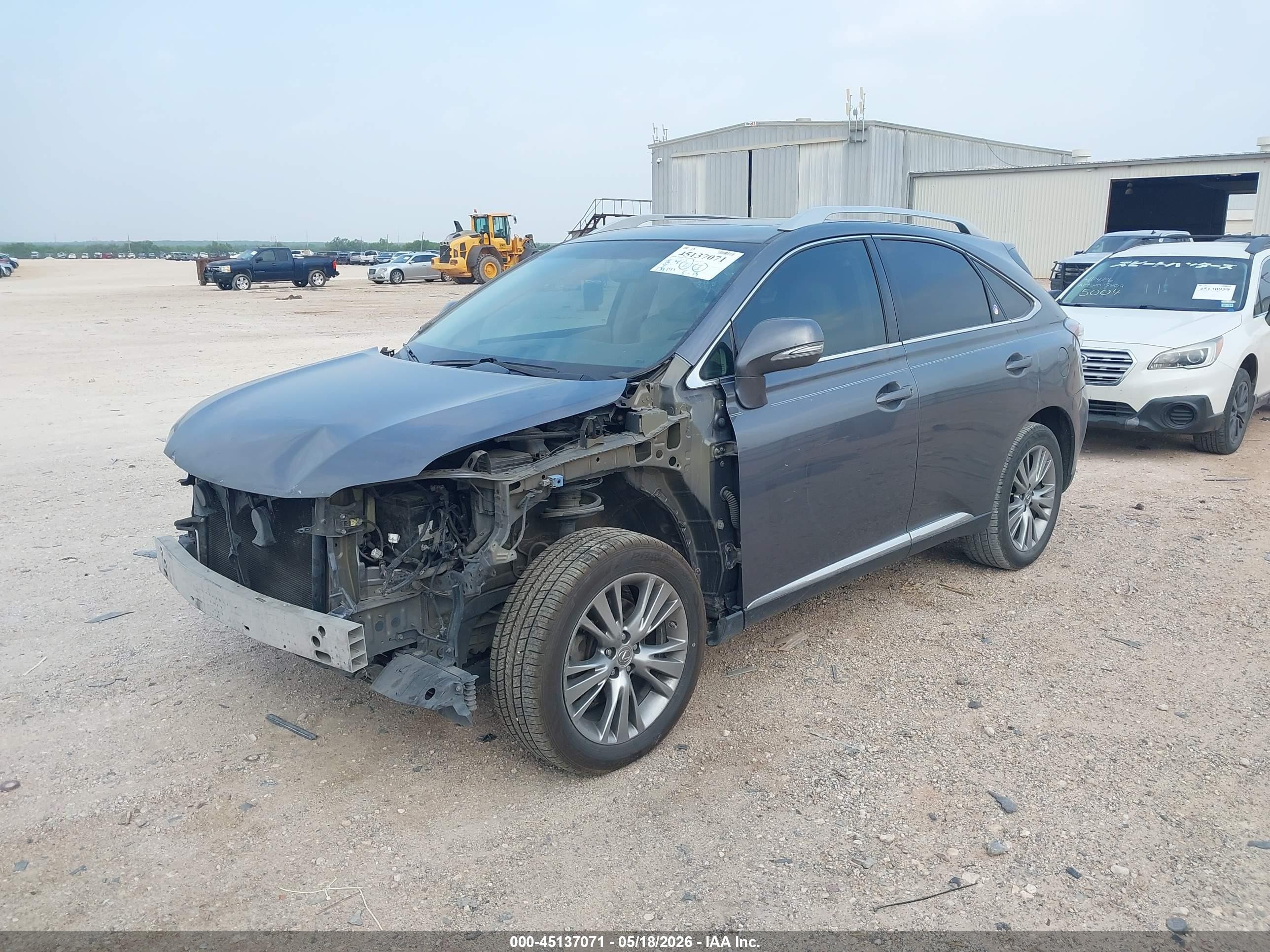 2013 Lexus Rx 350   Gray vin: 2T2ZK1BA9DC128600