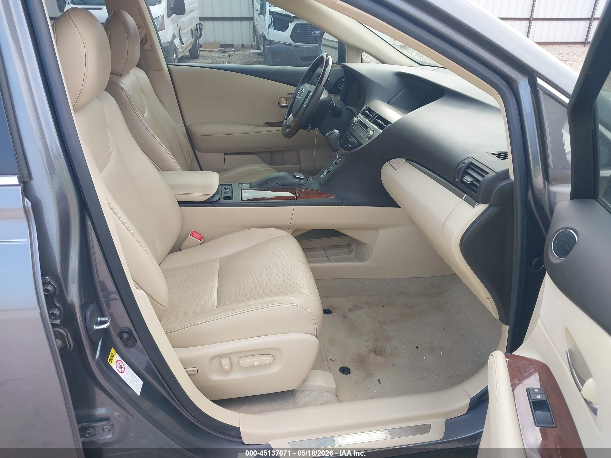 2013 Lexus Rx 350   Gray vin: 2T2ZK1BA9DC128600