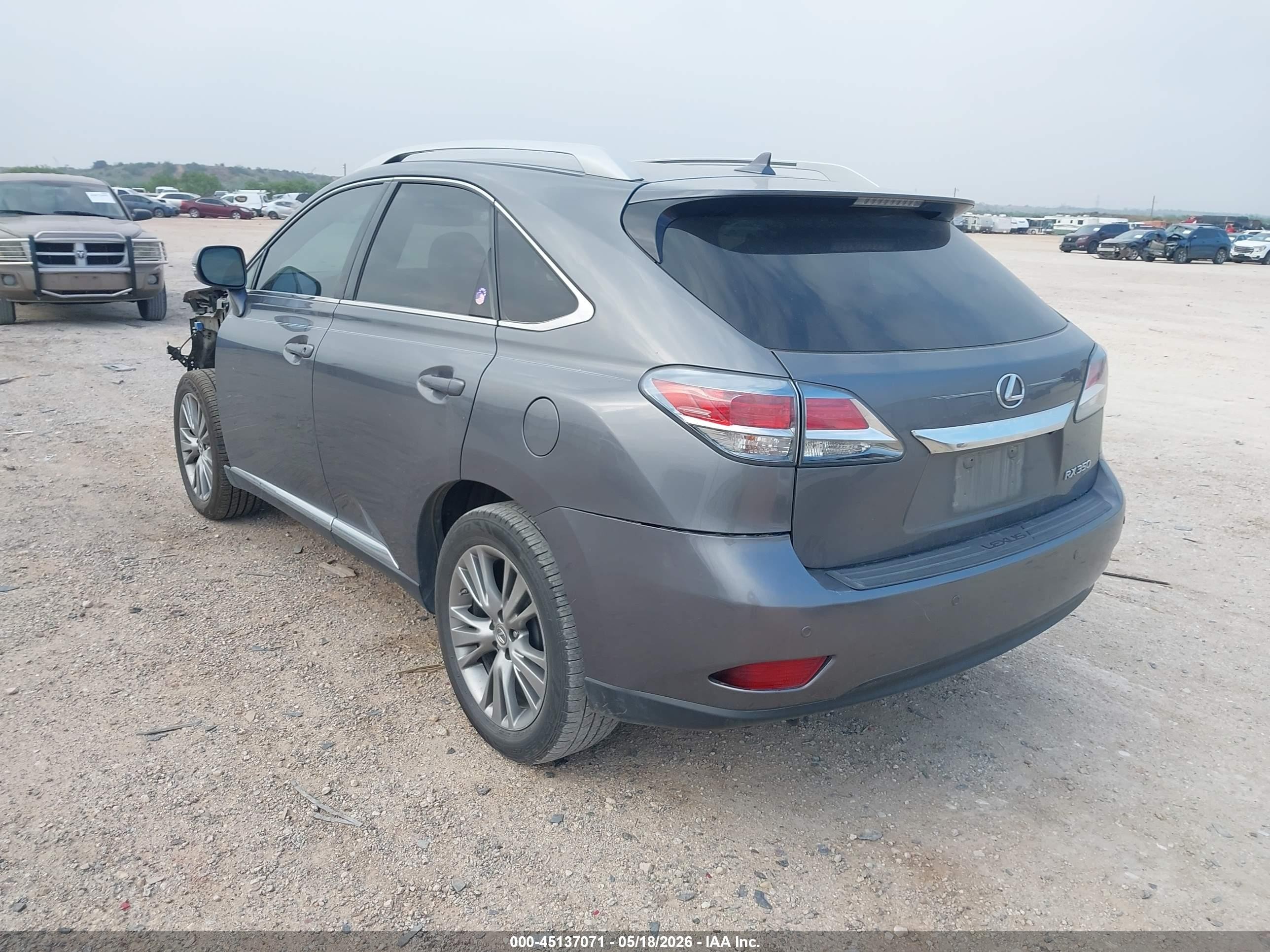 2013 Lexus Rx 350   Gray vin: 2T2ZK1BA9DC128600