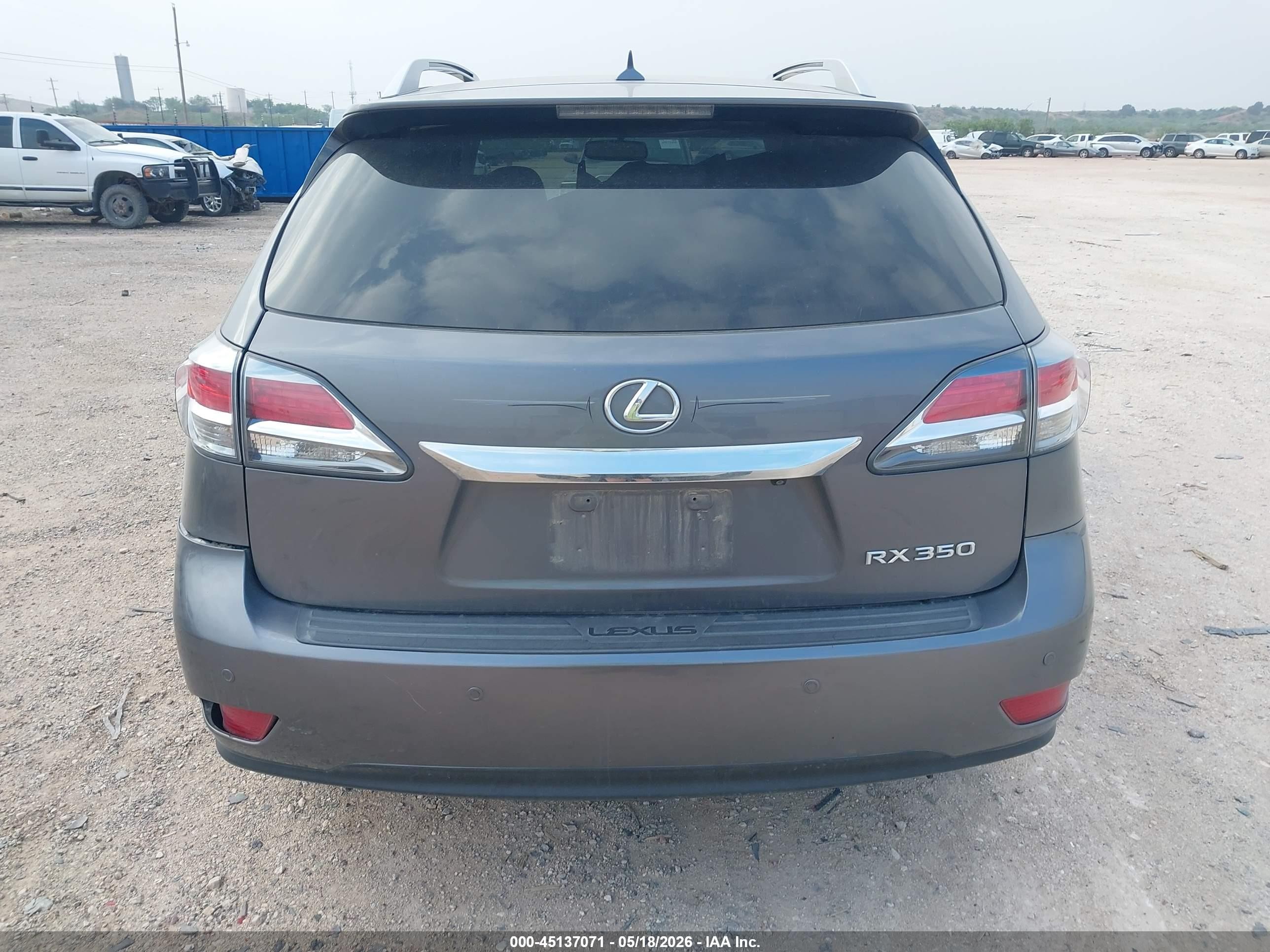 2013 Lexus Rx 350   Gray vin: 2T2ZK1BA9DC128600
