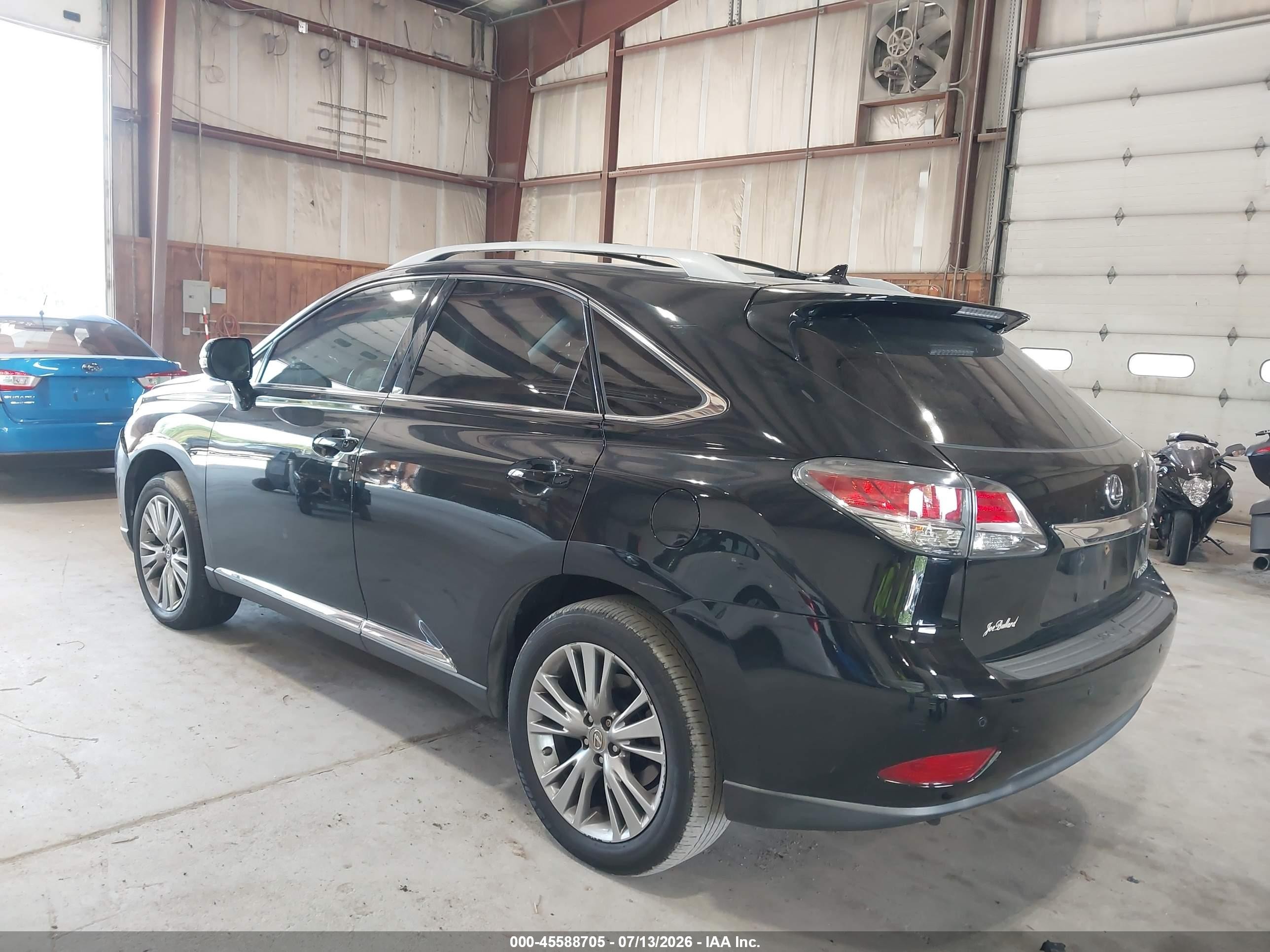 2013 Lexus Rx 350 Черный vin: 2T2ZK1BA9DC129777