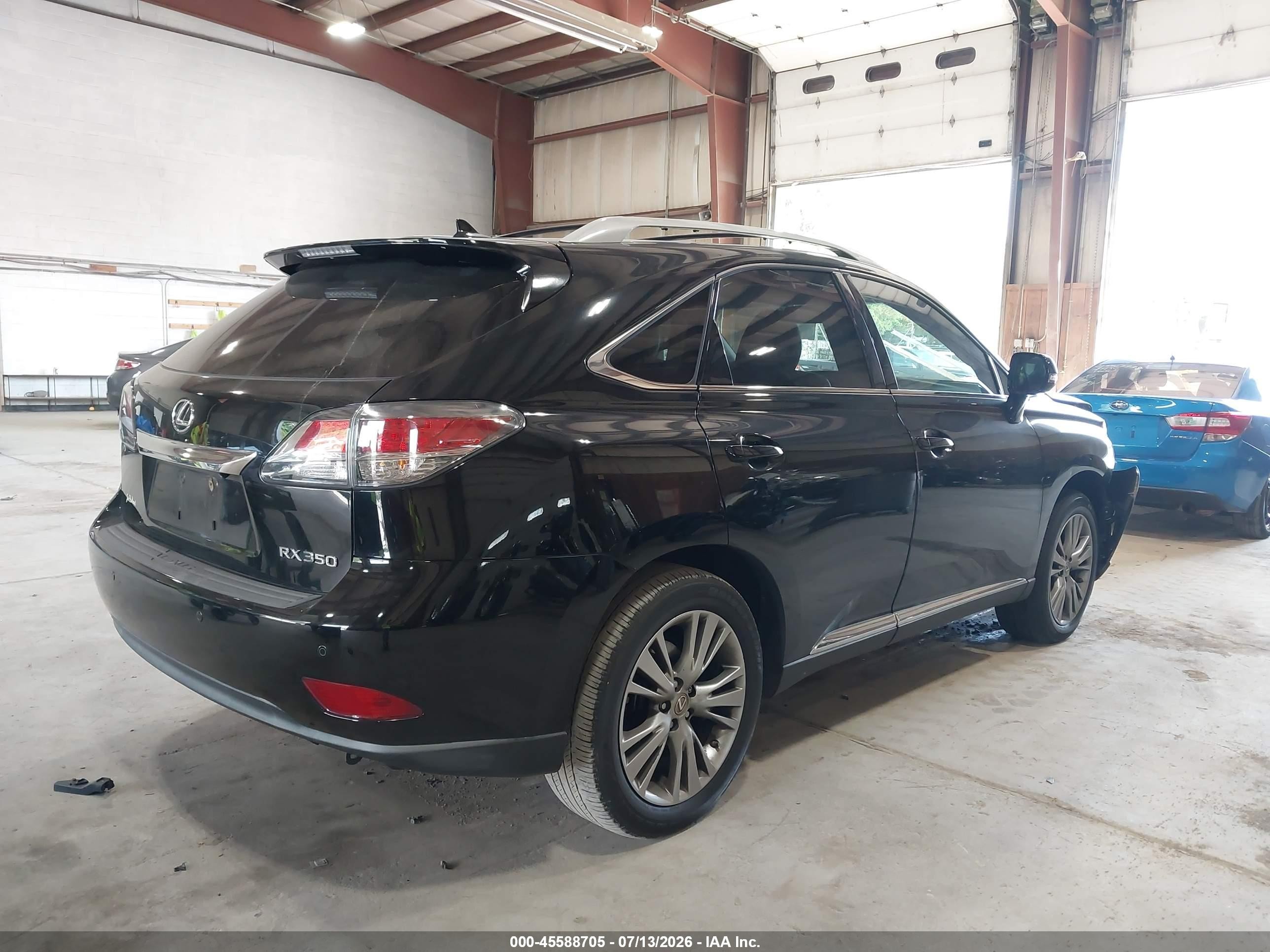 2013 Lexus Rx 350 Черный vin: 2T2ZK1BA9DC129777