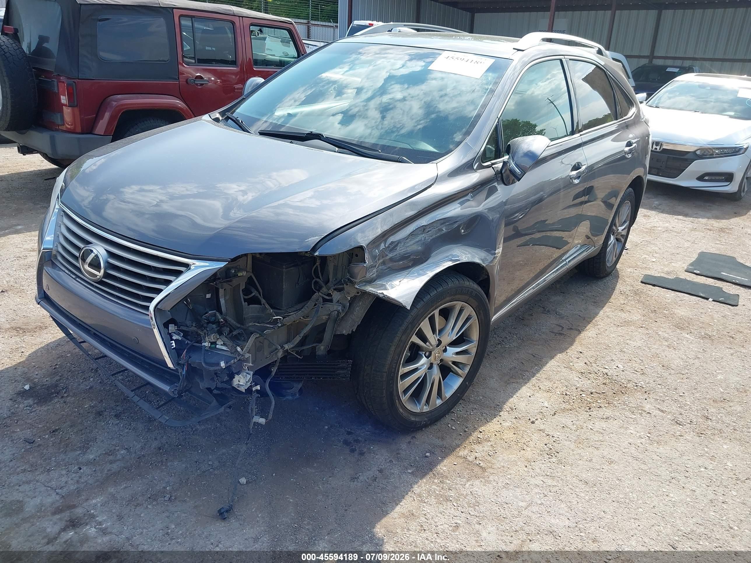 2013 Lexus Rx 350 Gray vin: 2T2ZK1BA9DC129911