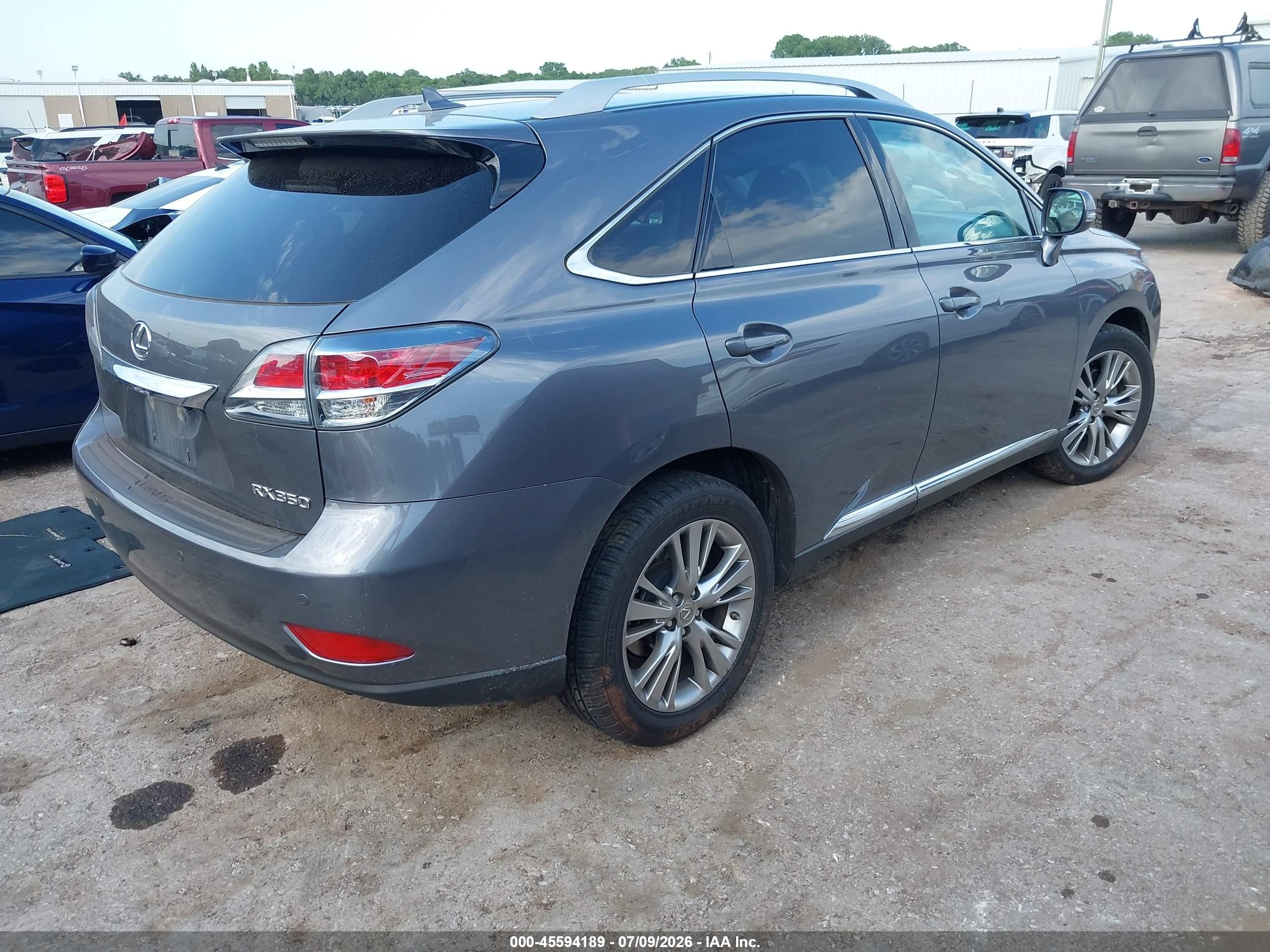 2013 Lexus Rx 350 Gray vin: 2T2ZK1BA9DC129911