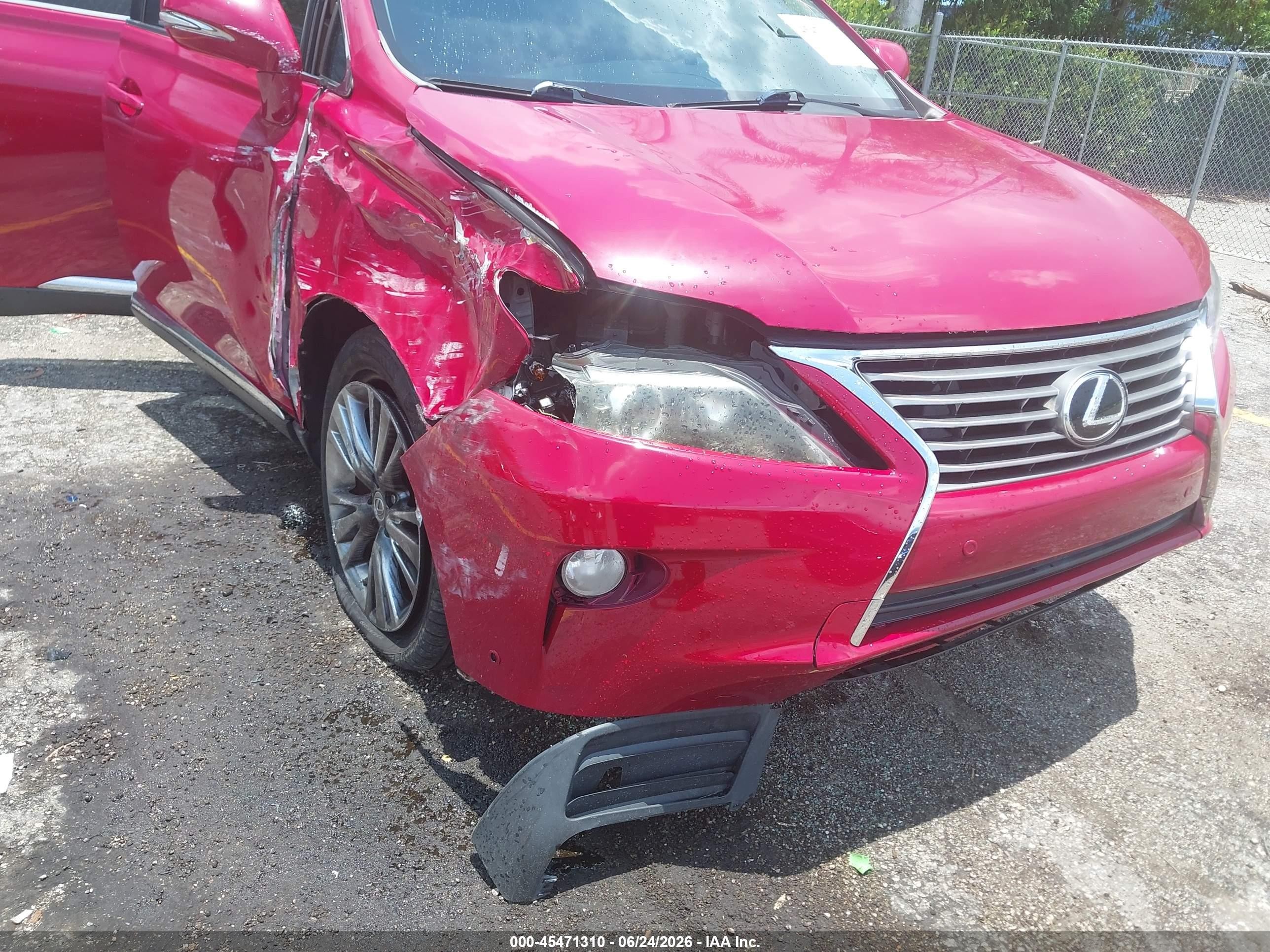 2014 Lexus Rx 350   Pink vin: 2T2ZK1BA9EC139436