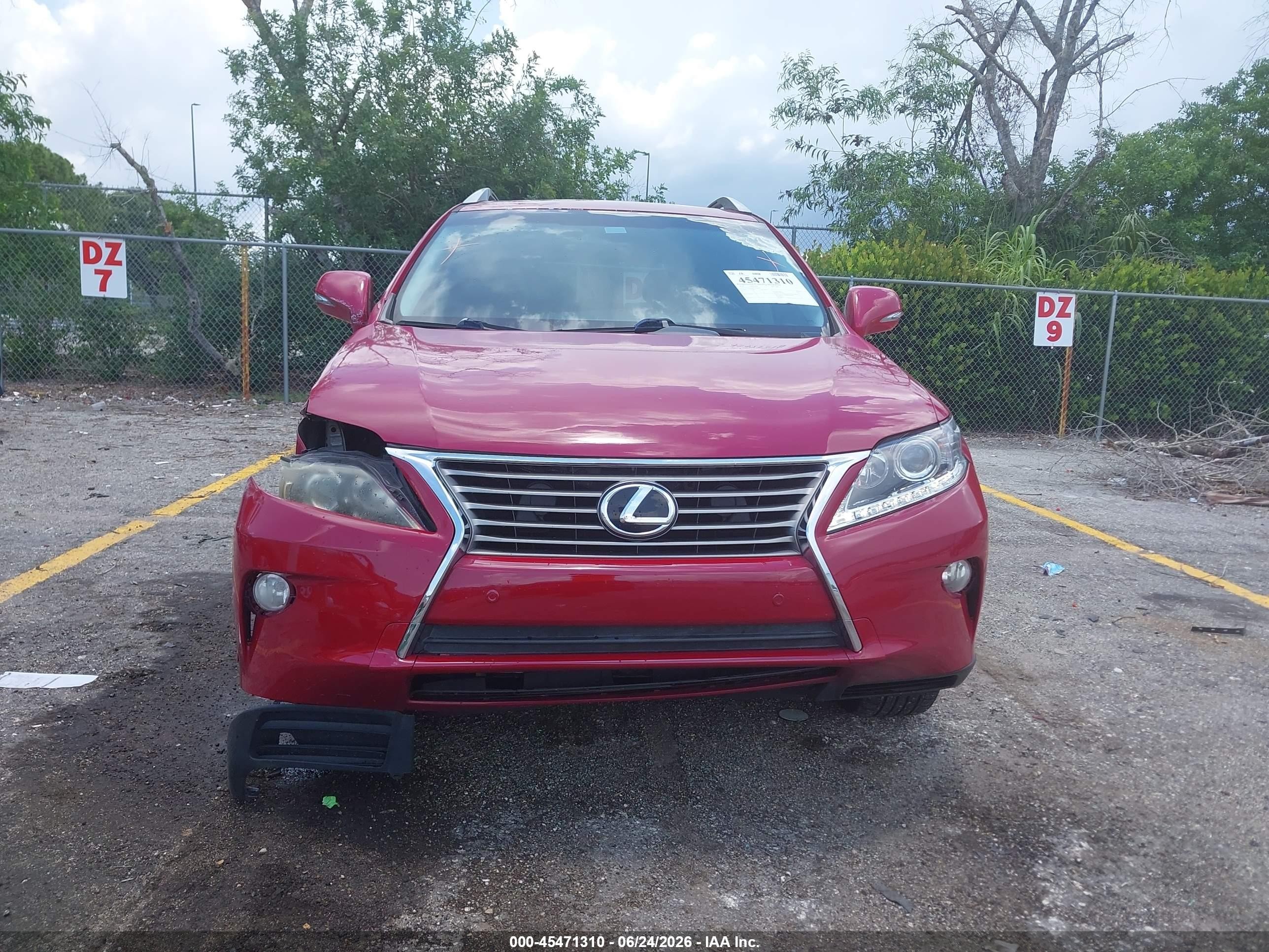2014 Lexus Rx 350   Pink vin: 2T2ZK1BA9EC139436