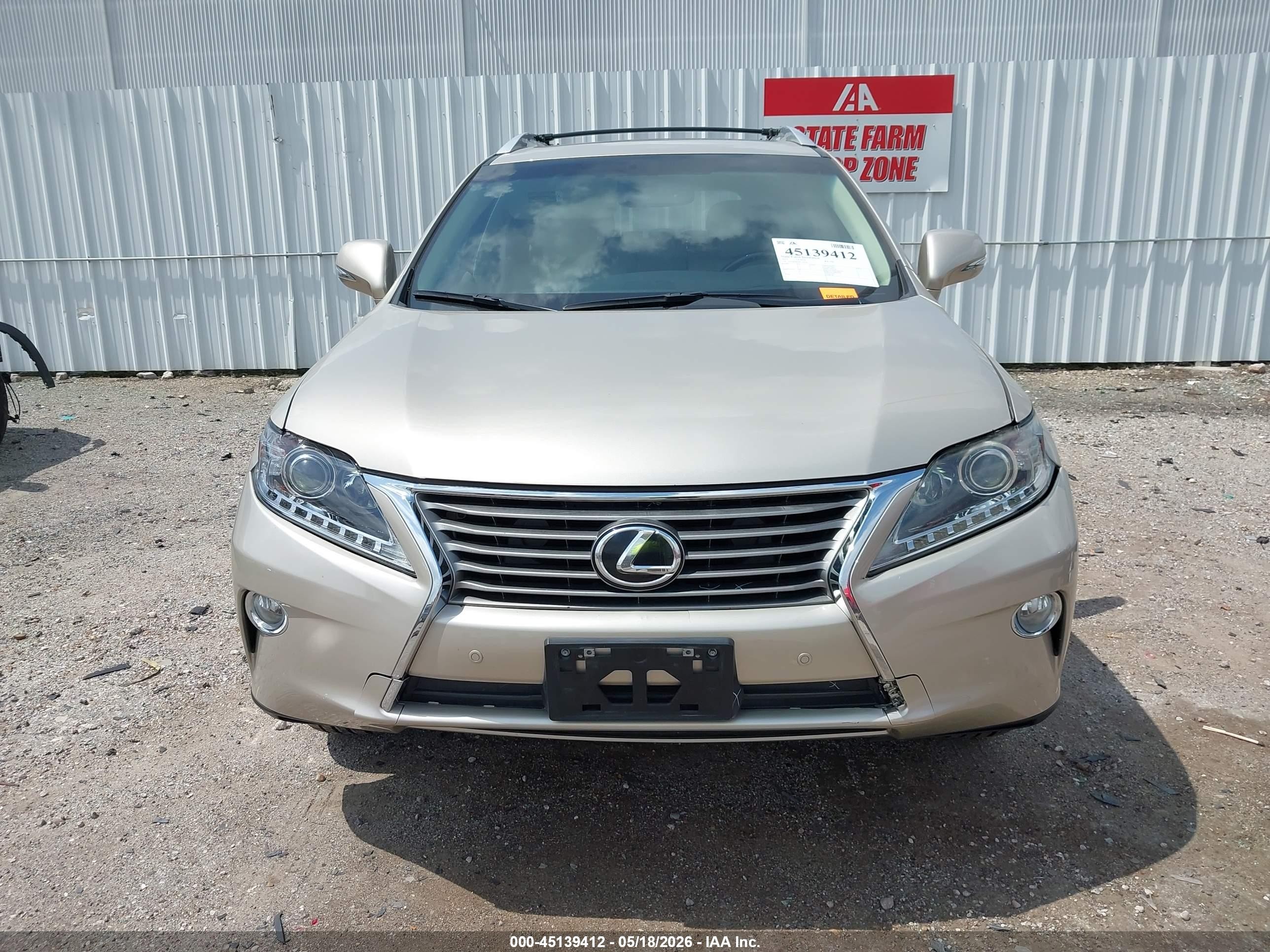 2014 Lexus Rx 350   Brown vin: 2T2ZK1BA9EC144183