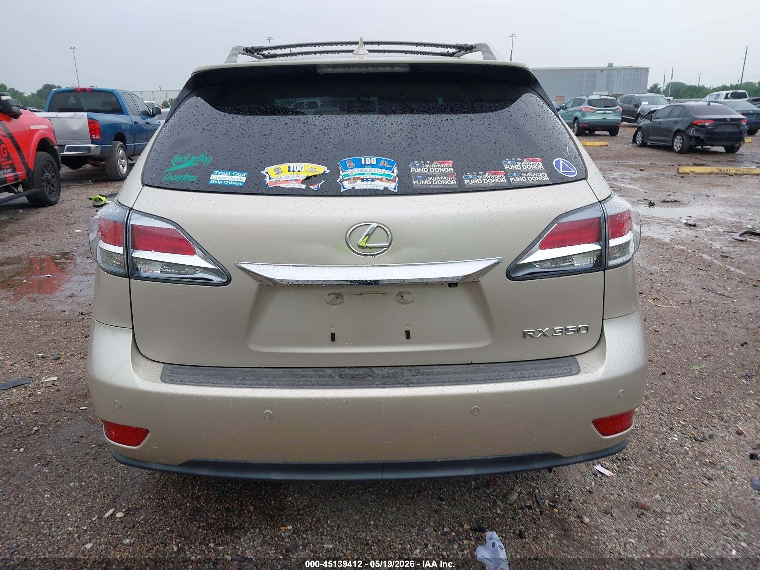 2014 Lexus Rx 350   Brown vin: 2T2ZK1BA9EC144183