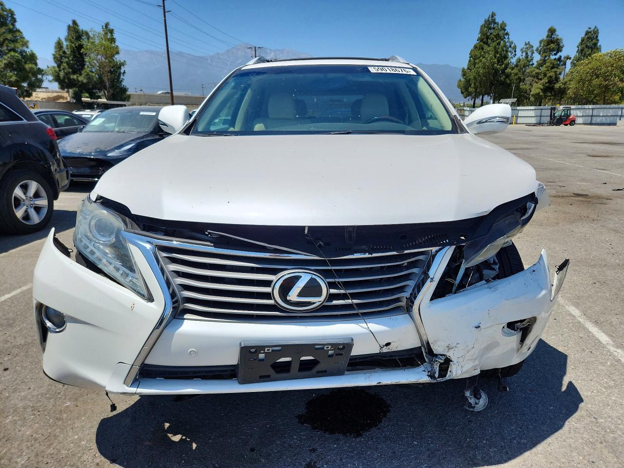 2014 Lexus Rx 350 White vin: 2T2ZK1BA9EC147844