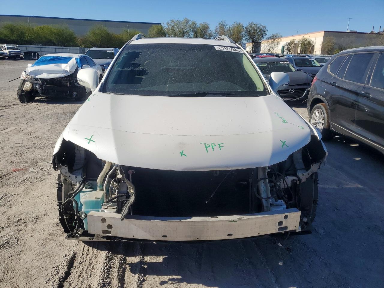 2015 Lexus Rx 350 Base White vin: 2T2ZK1BA9FC152320
