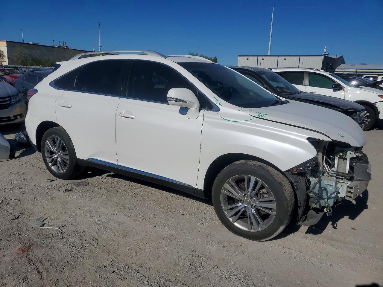 2015 Lexus Rx 350 Base White vin: 2T2ZK1BA9FC152320