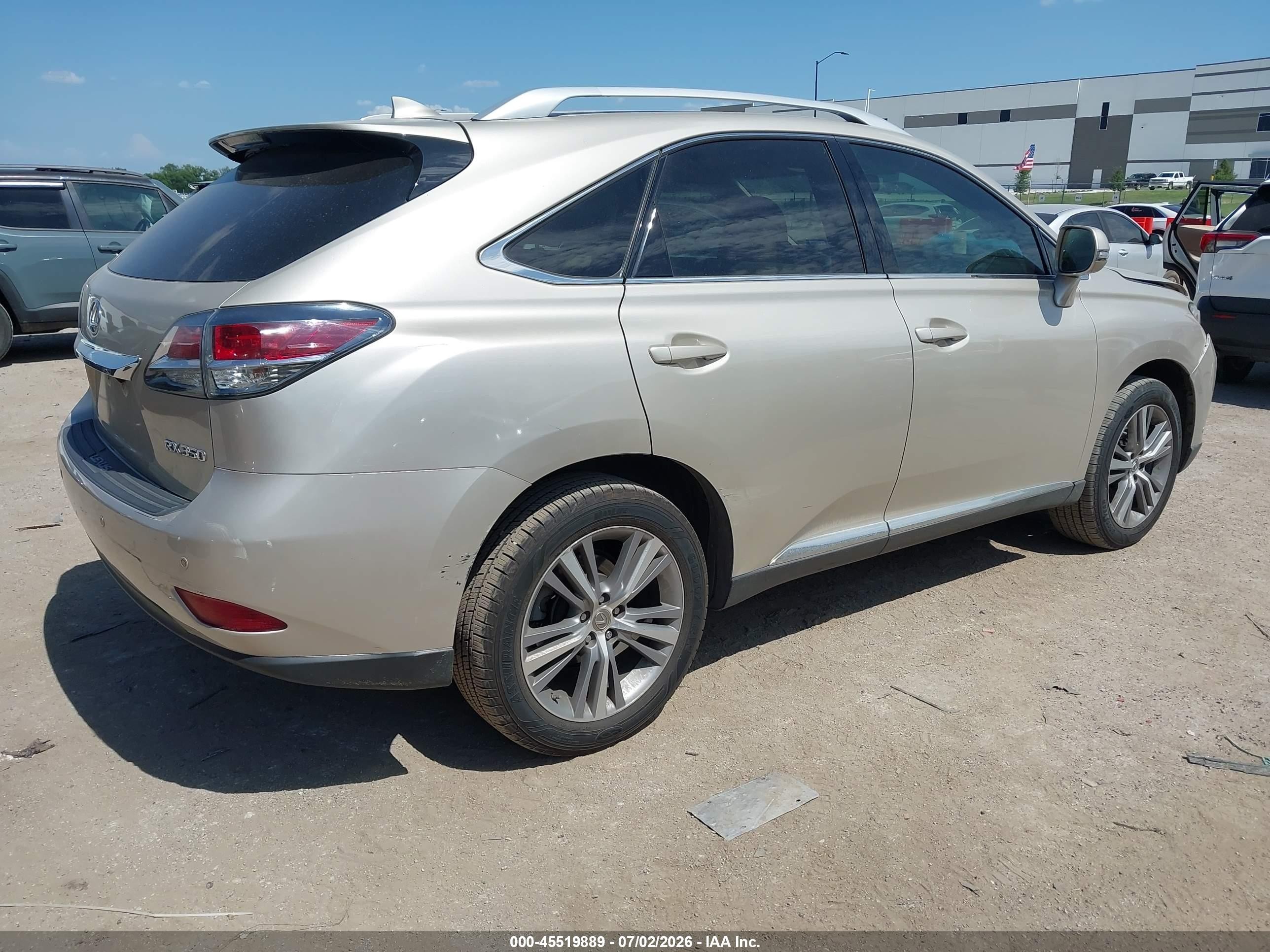 2015 Lexus Rx 350   Gold vin: 2T2ZK1BA9FC153127