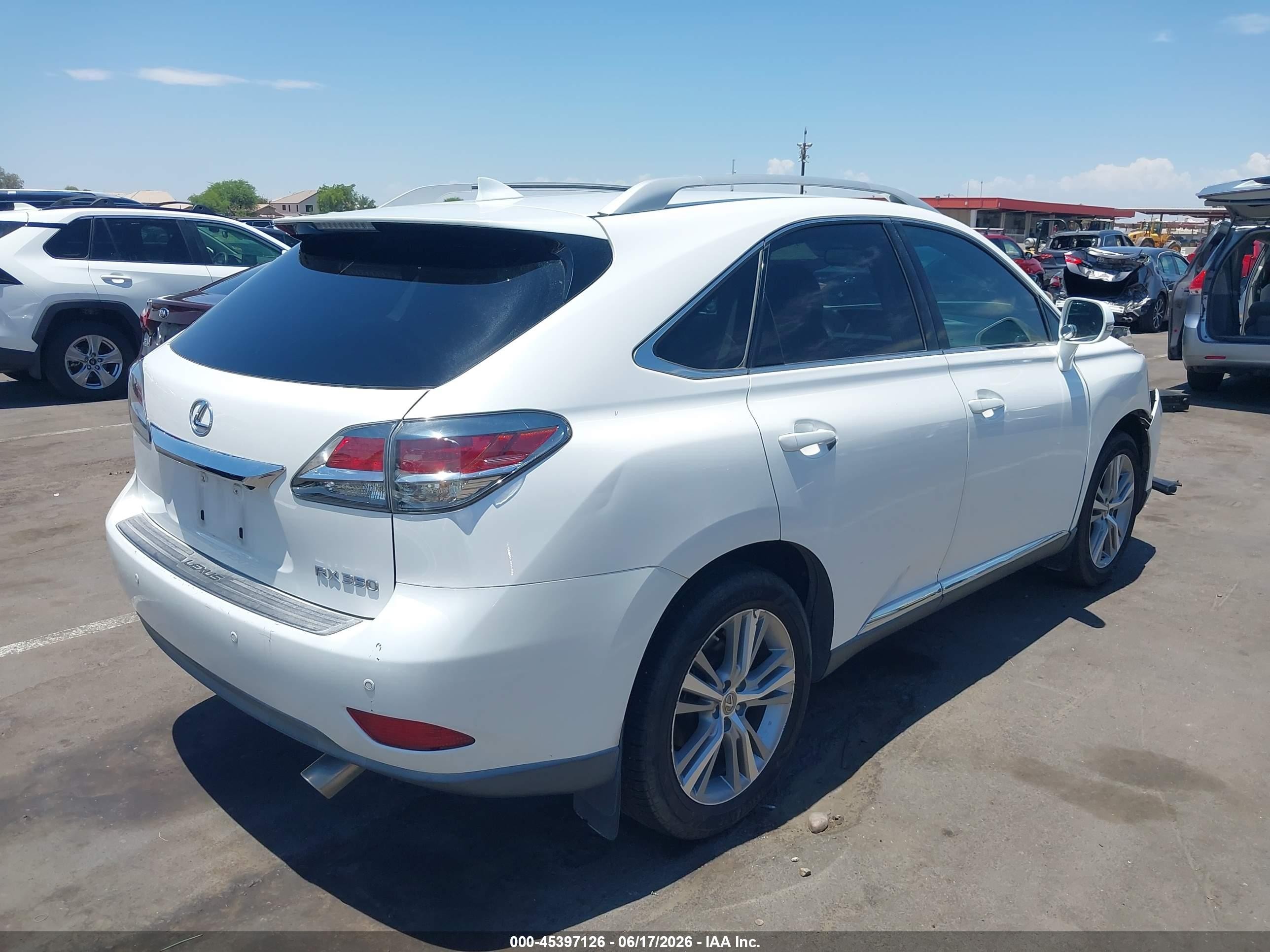 2015 Lexus Rx 350   Белый vin: 2T2ZK1BA9FC166573