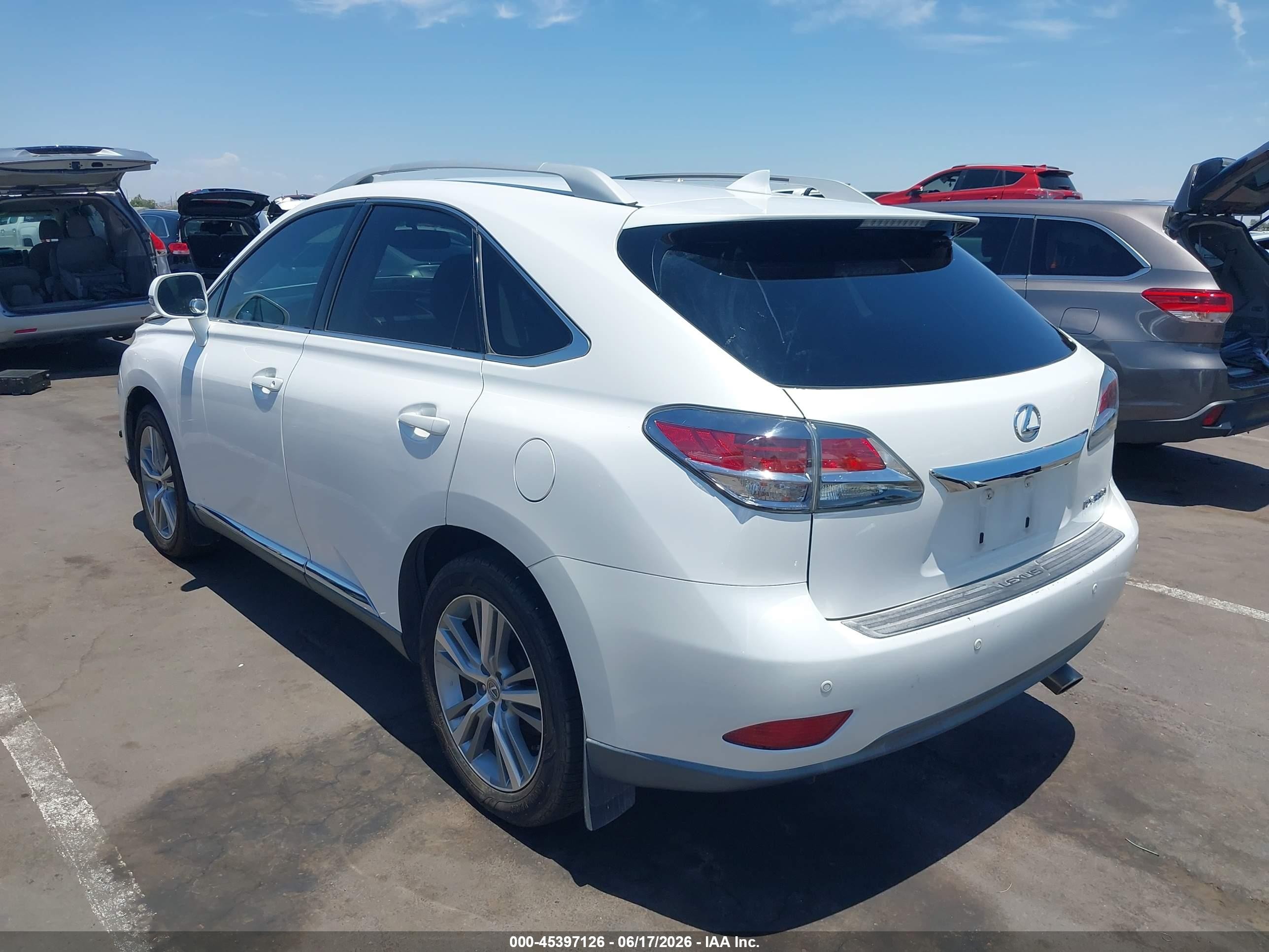 2015 Lexus Rx 350   Белый vin: 2T2ZK1BA9FC166573