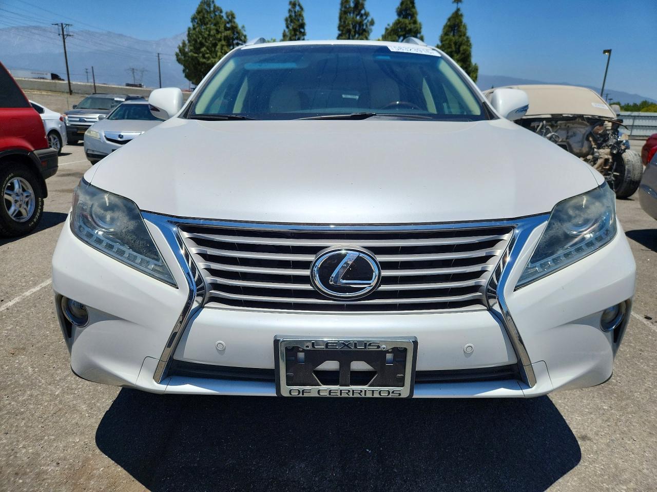 2015 Lexus Rx 350 White vin: 2T2ZK1BA9FC166976