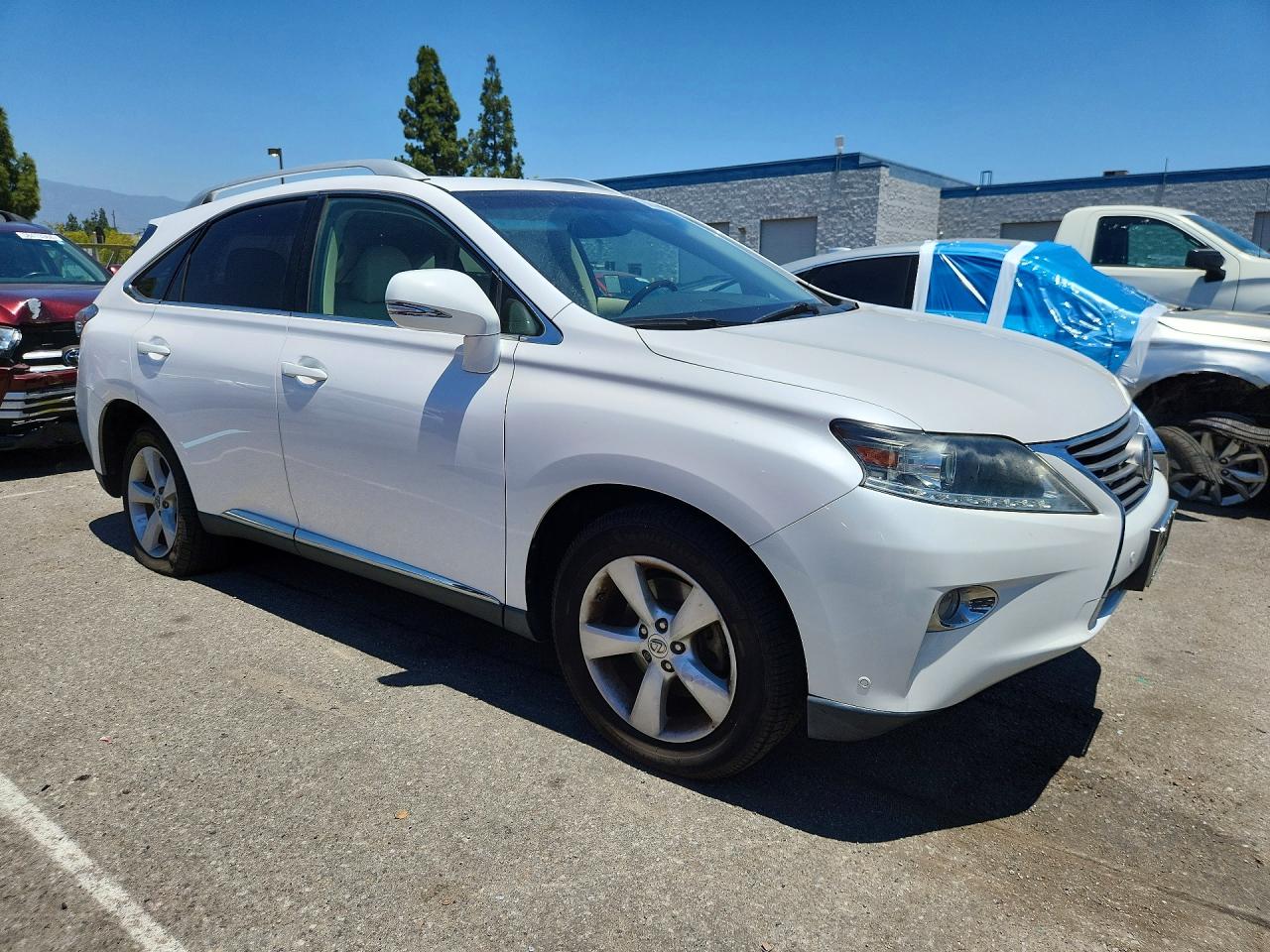 2015 Lexus Rx 350 White vin: 2T2ZK1BA9FC166976