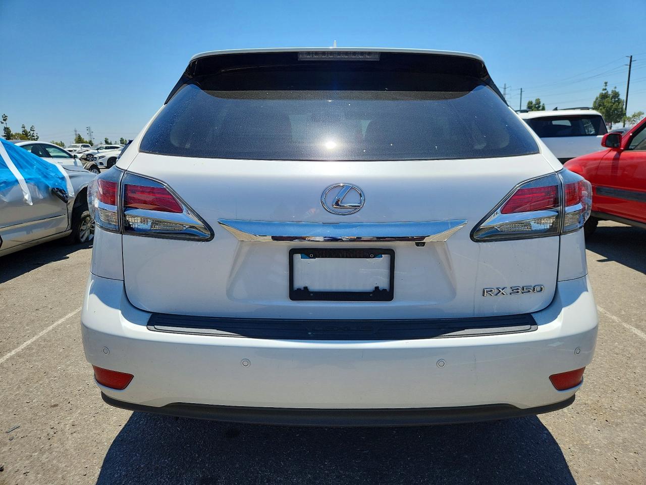 2015 Lexus Rx 350 White vin: 2T2ZK1BA9FC166976