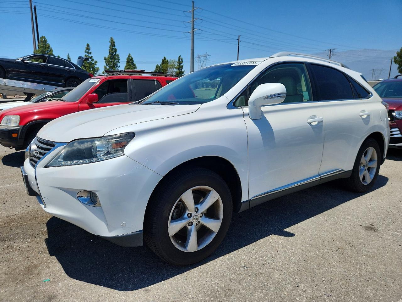 2015 Lexus Rx 350 White vin: 2T2ZK1BA9FC166976