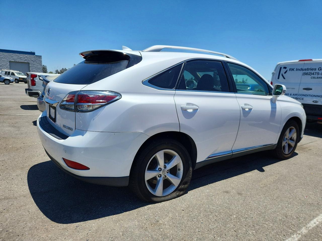2015 Lexus Rx 350 White vin: 2T2ZK1BA9FC166976