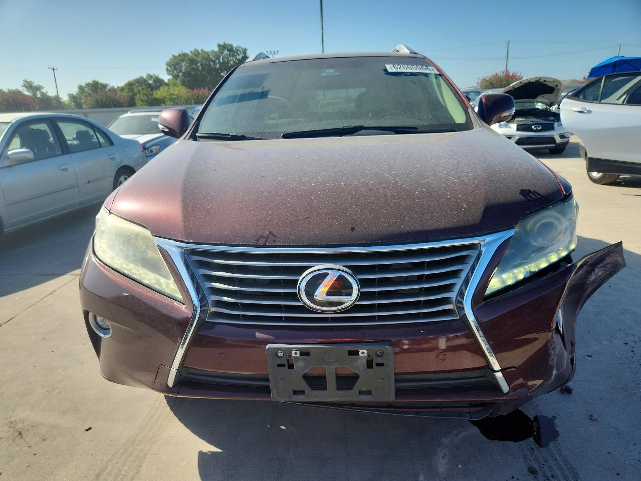 2015 Lexus Rx 350 Base Burgundy vin: 2T2ZK1BA9FC175838