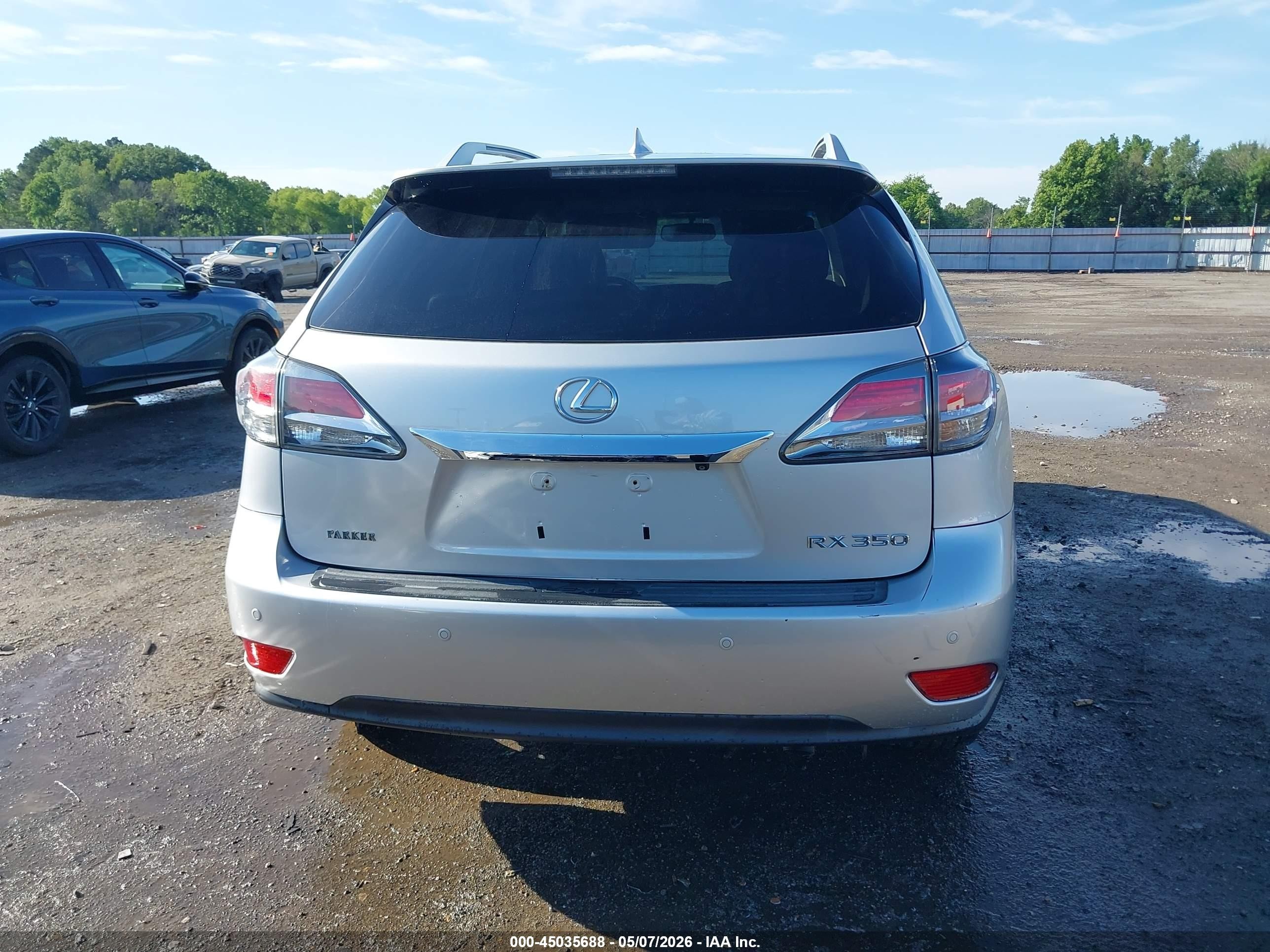 2015 Lexus Rx 350   Silver vin: 2T2ZK1BA9FC180800