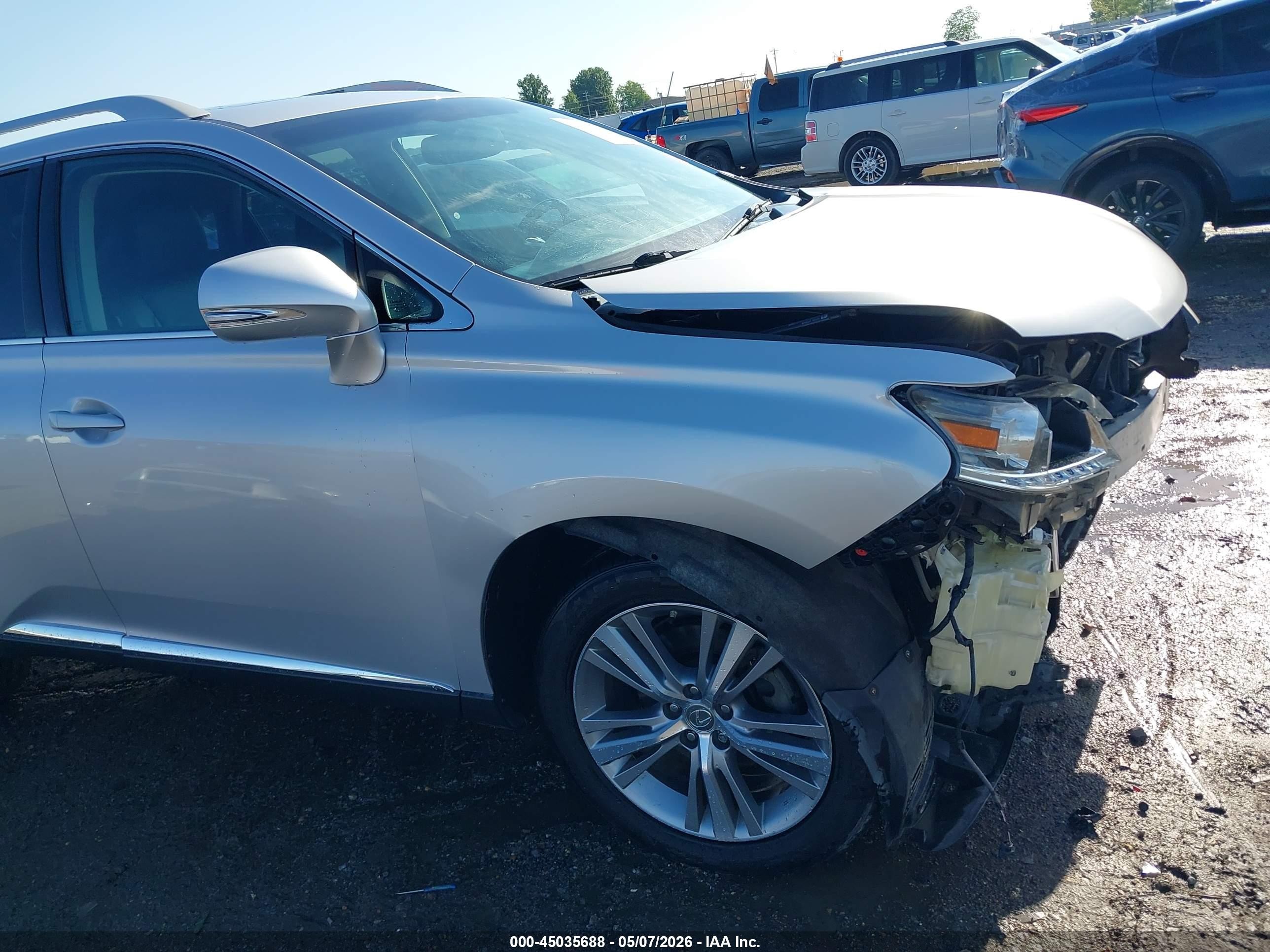 2015 Lexus Rx 350   Silver vin: 2T2ZK1BA9FC180800